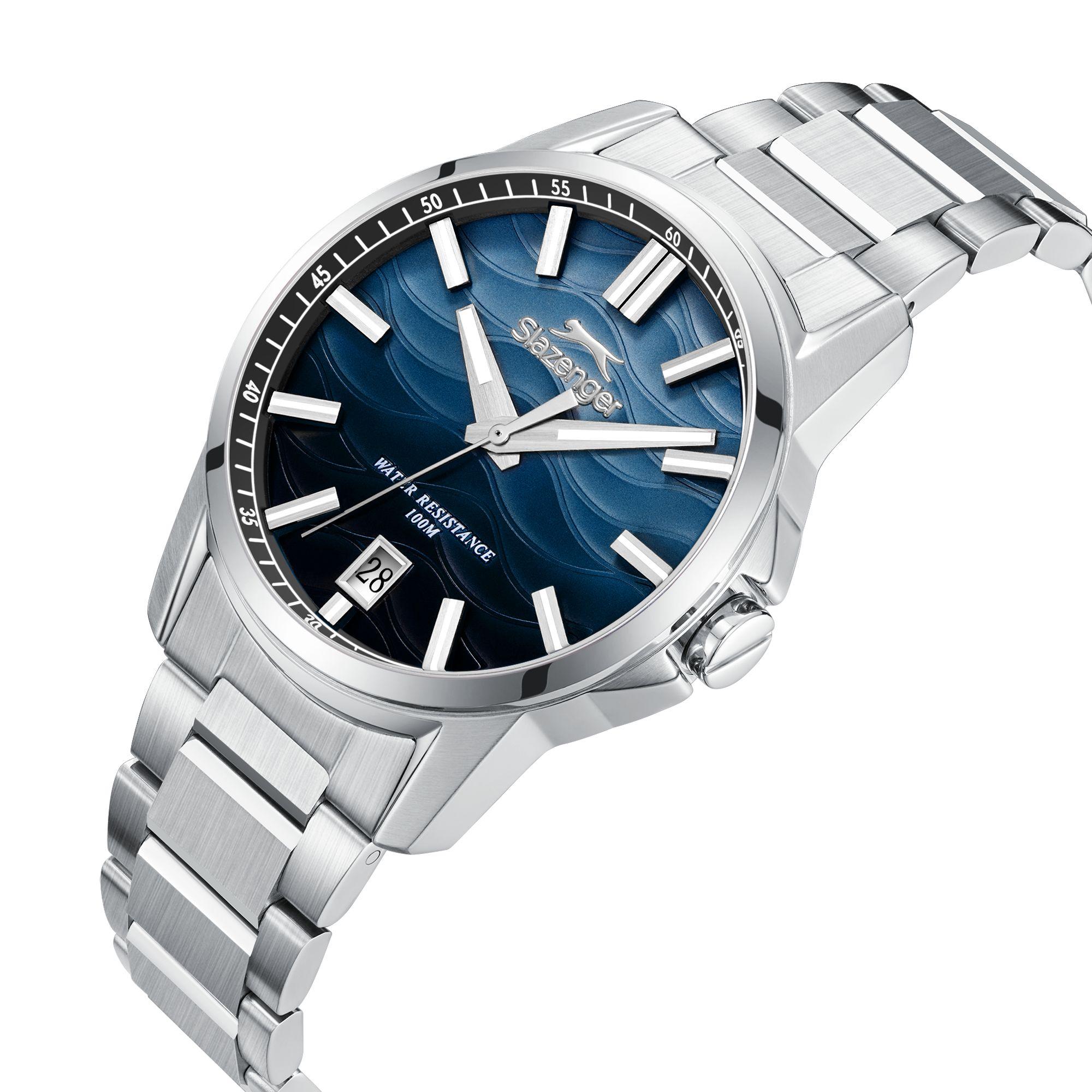 ساعة سلازنجر رجالية تناظرية بمينا أخضر داكن | SL.9.2623.1.310-men-watchesandjewellery-watches-image-2