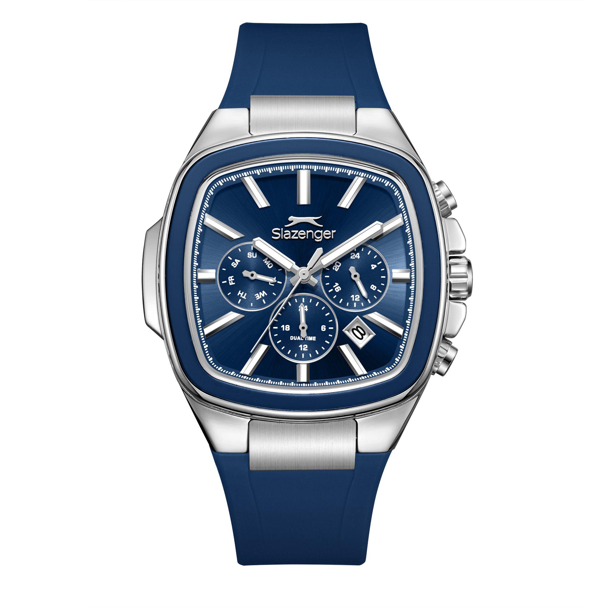 ساعة سلازنجر الرجالية متعددة الوظائف بمينا أزرق داكن | SL.9.2643.2.397-men-watchesandjewellery-watches-image-1