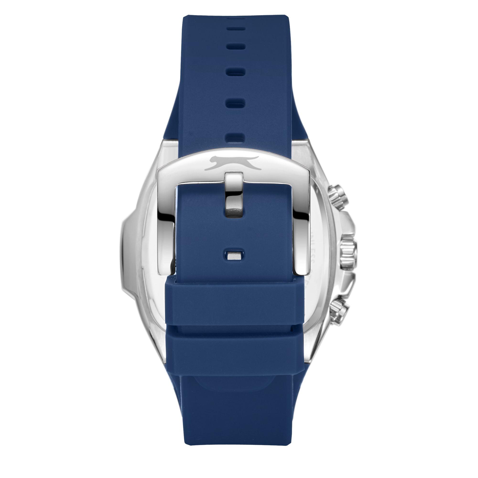 ساعة سلازنجر الرجالية متعددة الوظائف بمينا أزرق داكن | SL.9.2643.2.397-men-watchesandjewellery-watches-image-5