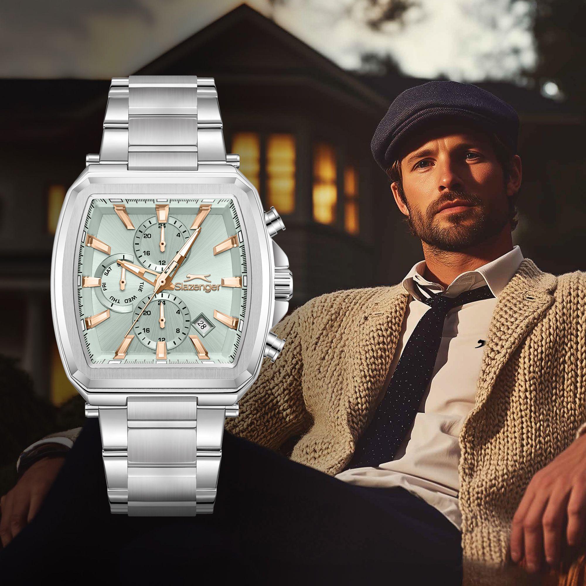 Slazenger Men's Multifunction Blue Dial Watch | SL.9.2650.2.300-men-watchesandjewellery-watches-image-2