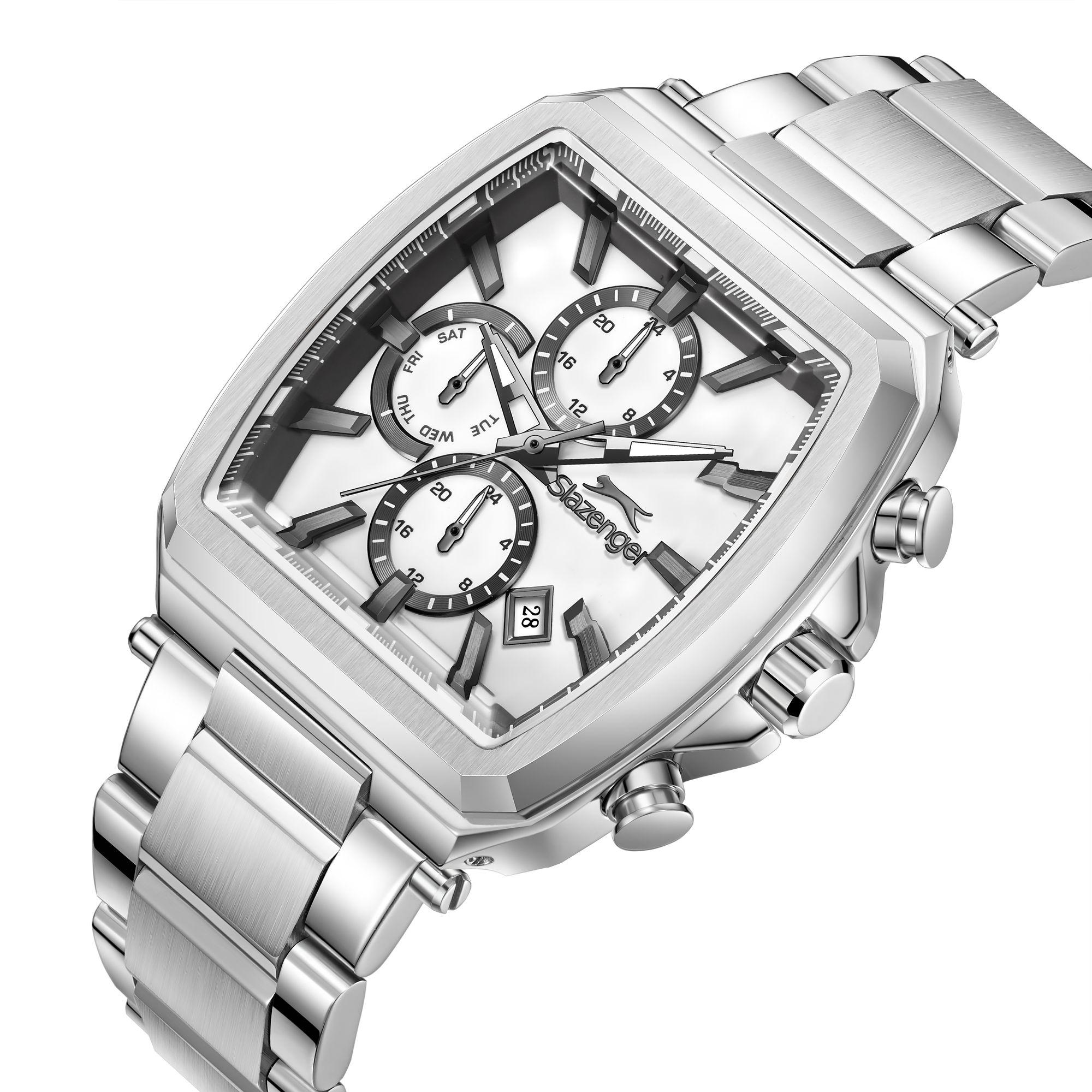ساعة سلازنجر الرجالية متعددة الوظائف بمينا فضي | SL.9.2650.2.320-men-watchesandjewellery-watches-image-3