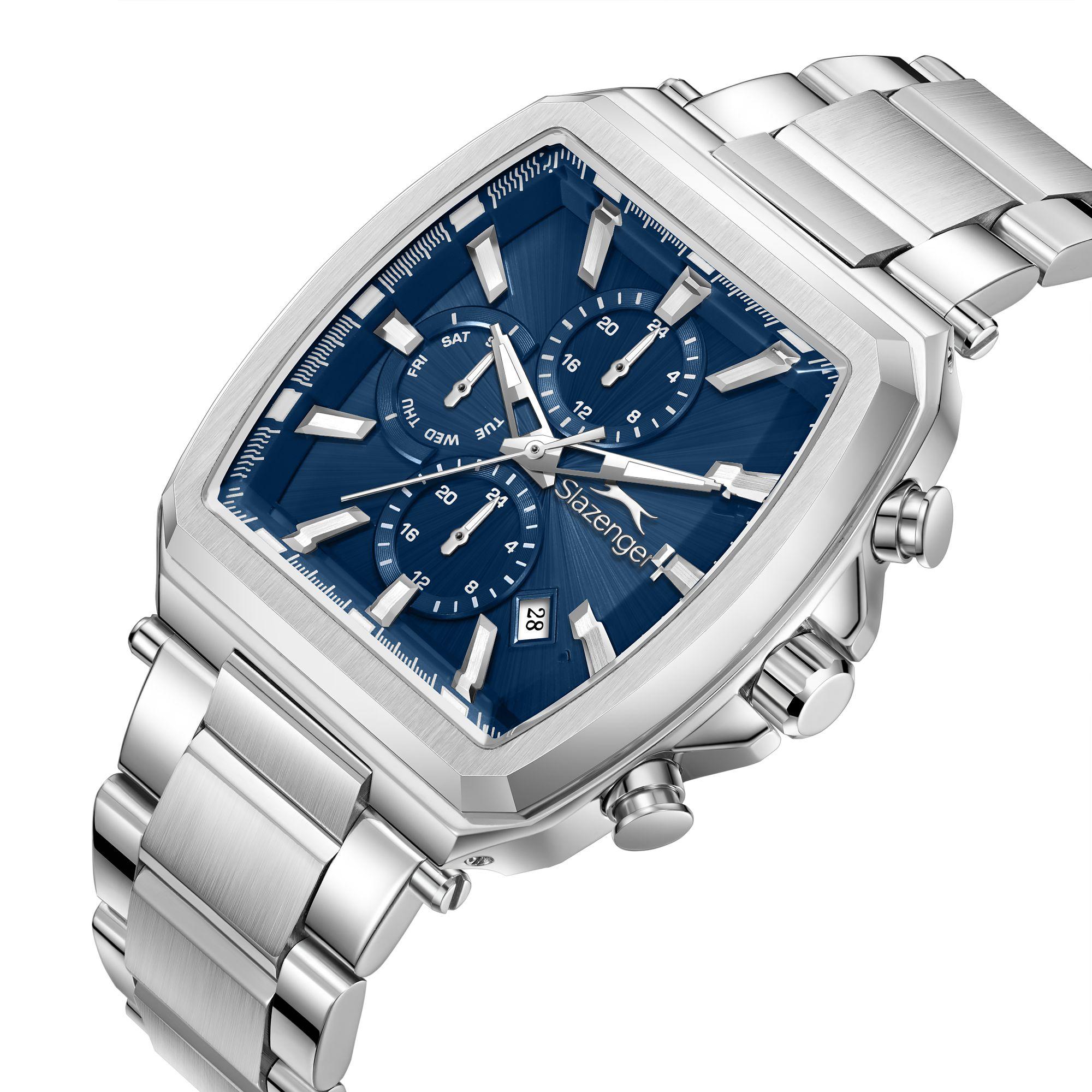 ساعة سلازنجر الرجالية متعددة الوظائف بمينا أزرق داكن | SL.9.2650.2.390-men-watchesandjewellery-watches-image-3