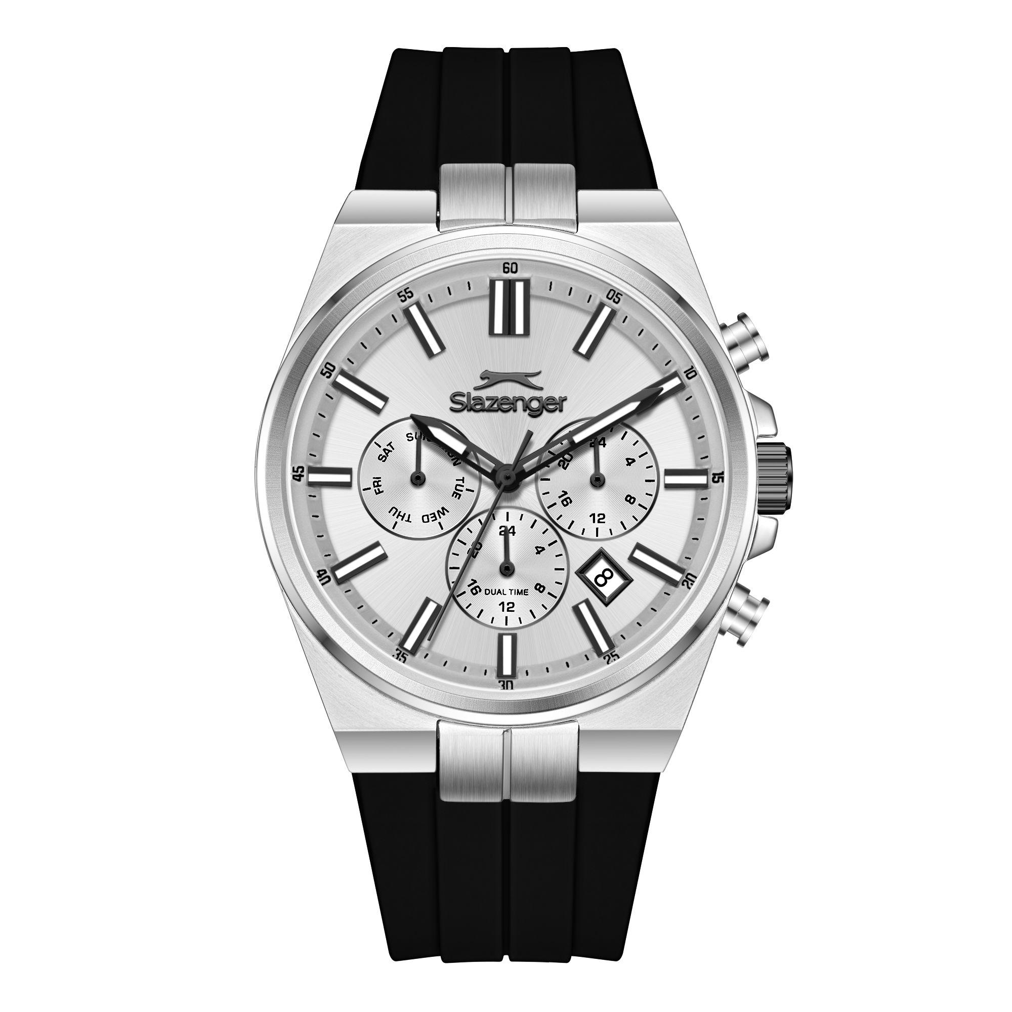 Slazenger Men's Multifunction Silver Dial Watch | SL.9.2651.2.331-men-watchesandjewellery-watches-image-1