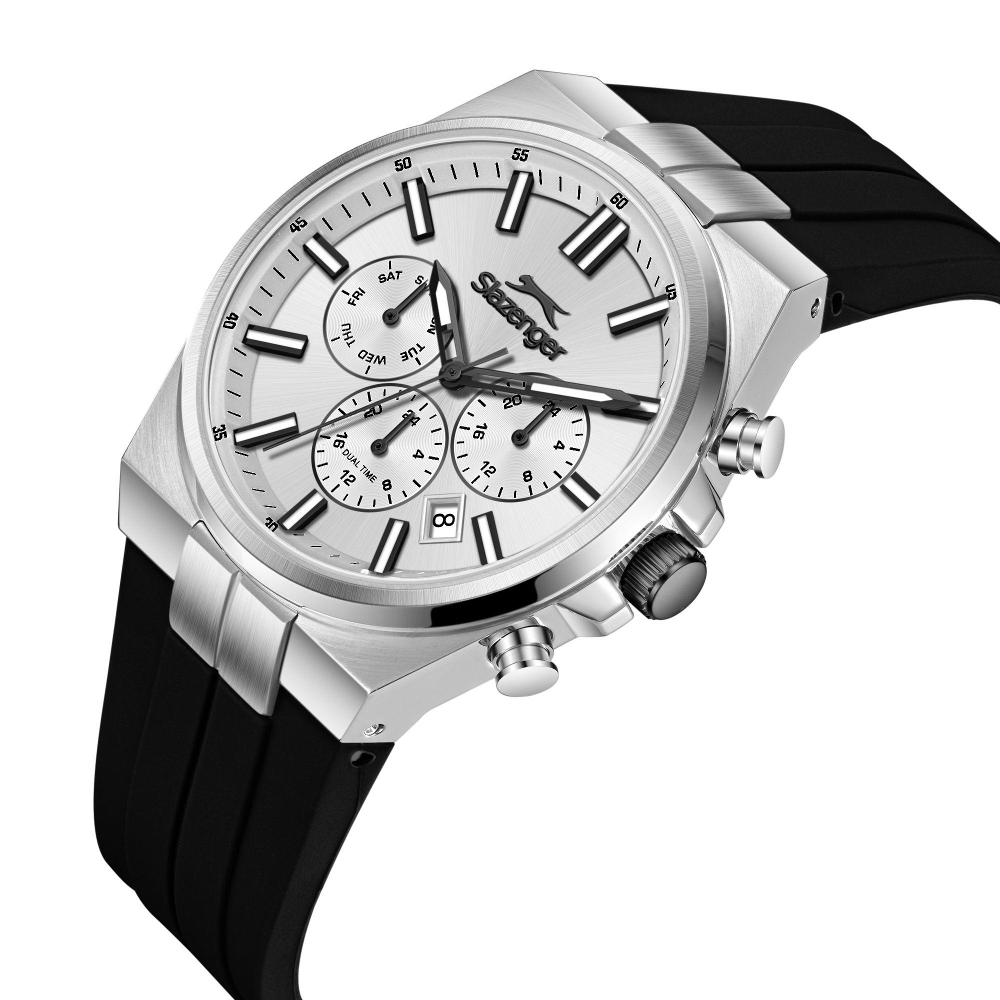 Slazenger Men's Multifunction Silver Dial Watch | SL.9.2651.2.331-men-watchesandjewellery-watches-image-3