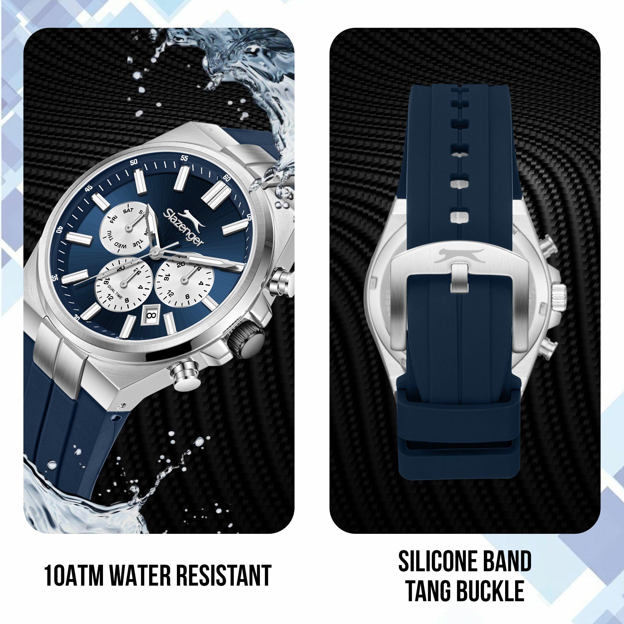 ساعة سلازنجر الرجالية متعددة الوظائف بمينا أزرق داكن | SL.9.2651.2.397-men-watchesandjewellery-watches-image-3