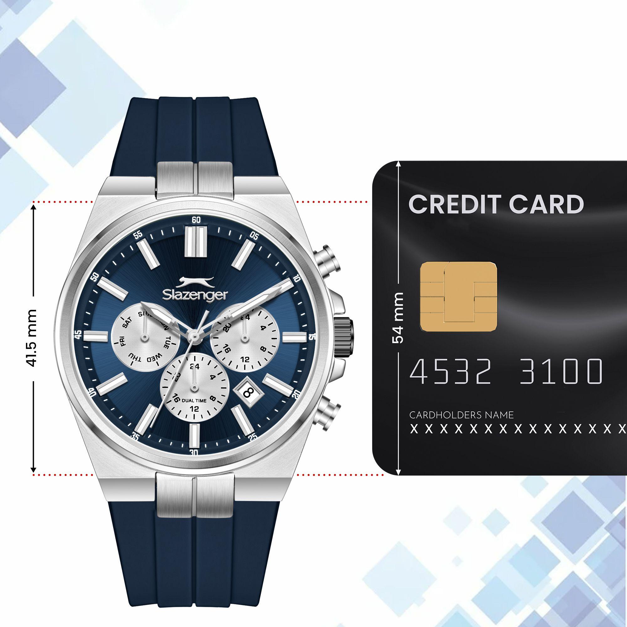 ساعة سلازنجر الرجالية متعددة الوظائف بمينا أزرق داكن | SL.9.2651.2.397-men-watchesandjewellery-watches-image-4