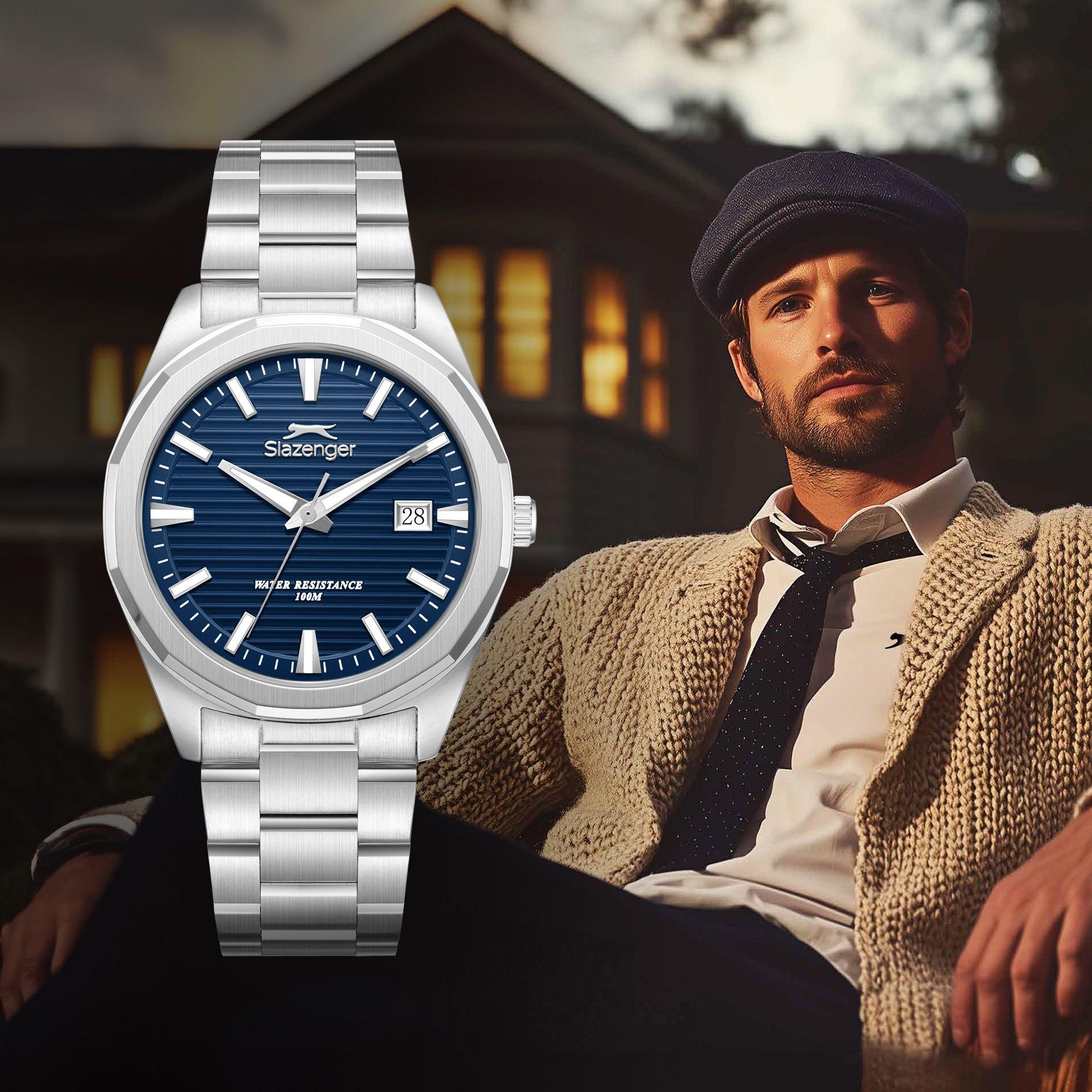 ساعة سلازنجر رجالية تناظرية بمينا أزرق داكن | SL.9.2638.1.390-men-watchesandjewellery-watches-image-2