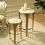 طقم 2 طاولة جانبية بسطح رخام - إيلا-furniture-livingroom-sideandendtables-image-5