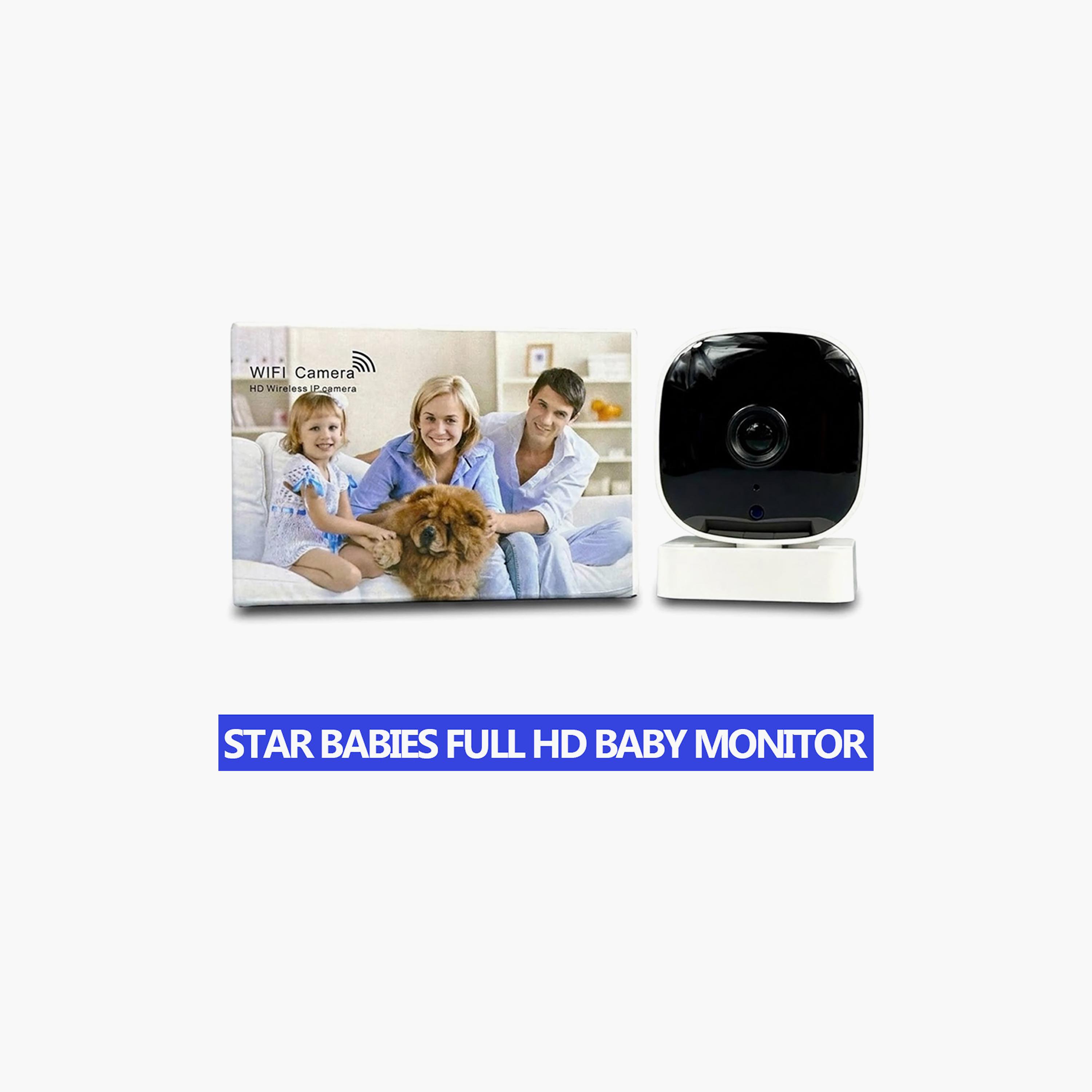 Star Babies HD Wi-Fi Motion Detection Optical Zoom Night Vision Camera with App Control-baby-healthandsafety-babymonitors-image-2