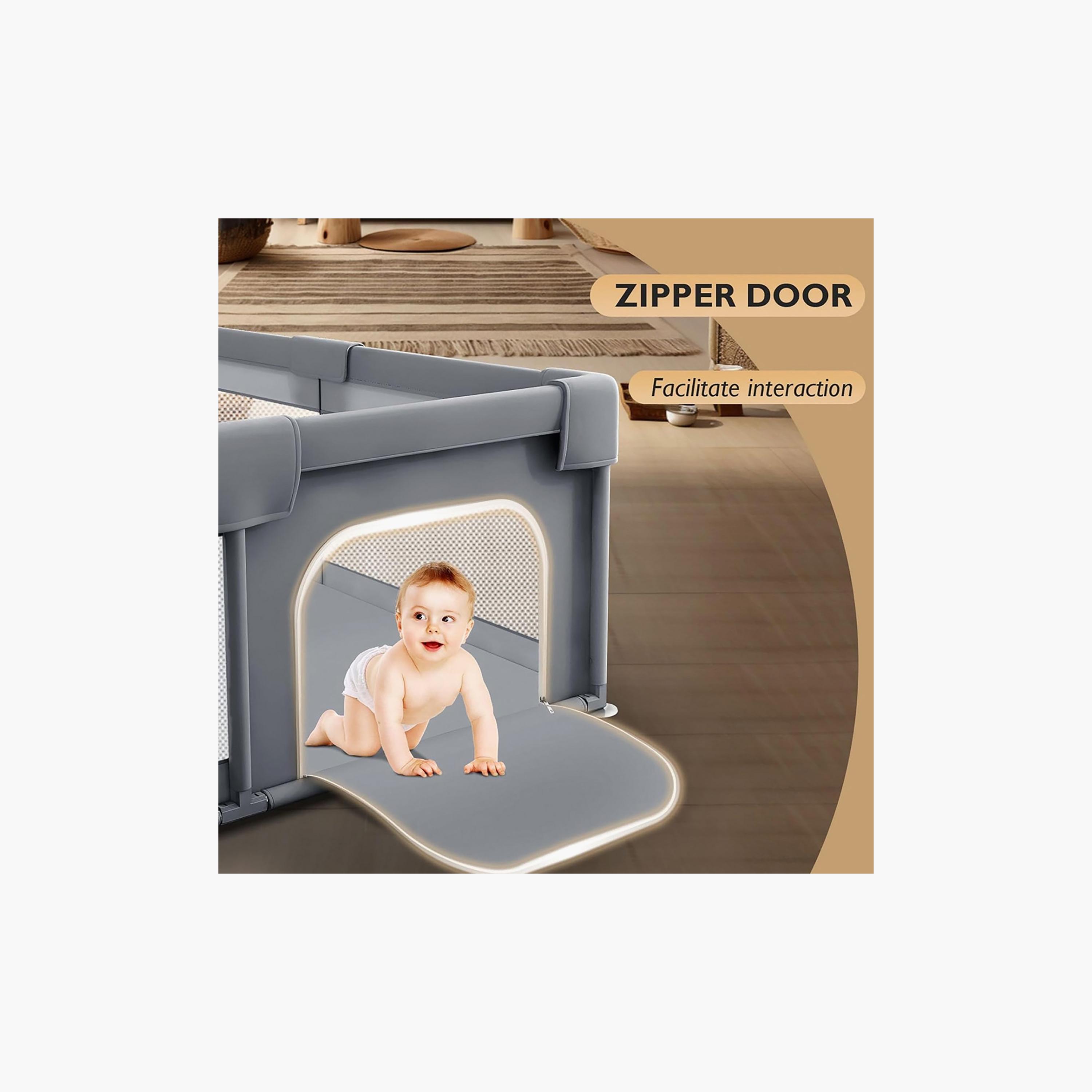 مجموعة لعب ومنطقة نشاط ستار بيبيز 360 المرئية وضد السقوط للحماية القوية - 180 × 150 سم-baby-infantactivity-playpensandplaymats-image-6
