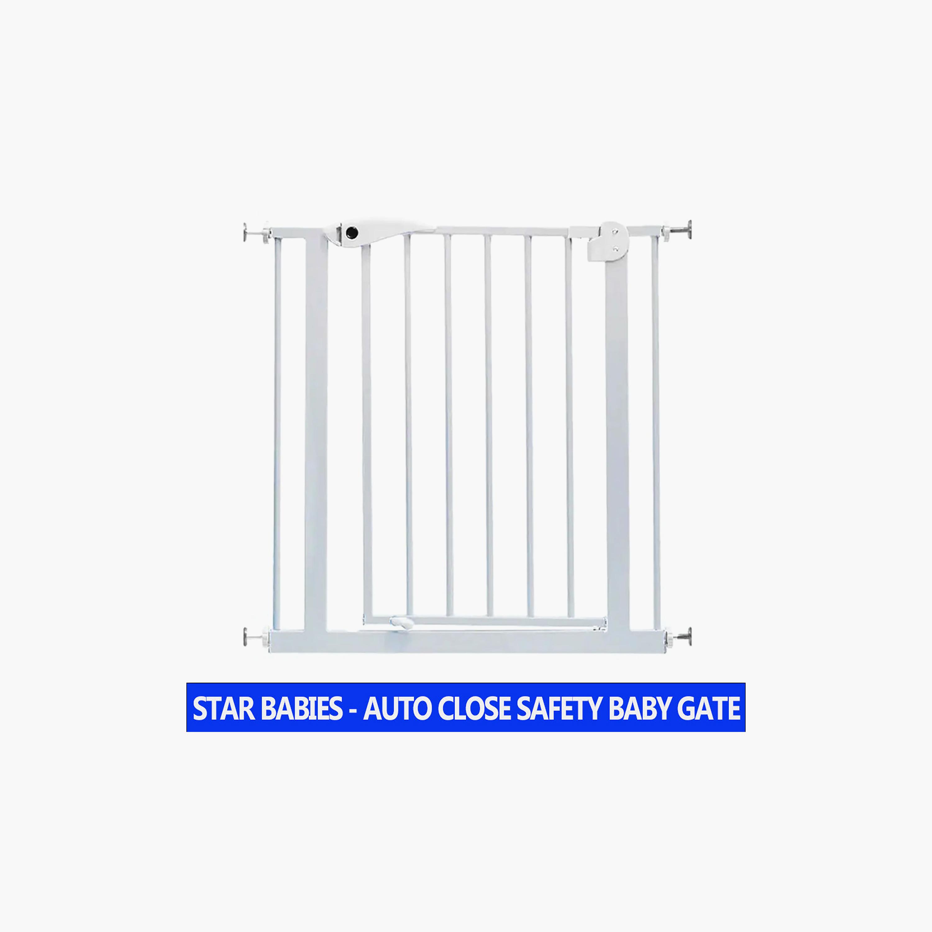 Star Babies Auto-Close Safety Gate - 75-84 cm-baby-healthandsafety-babyproofing-image-2