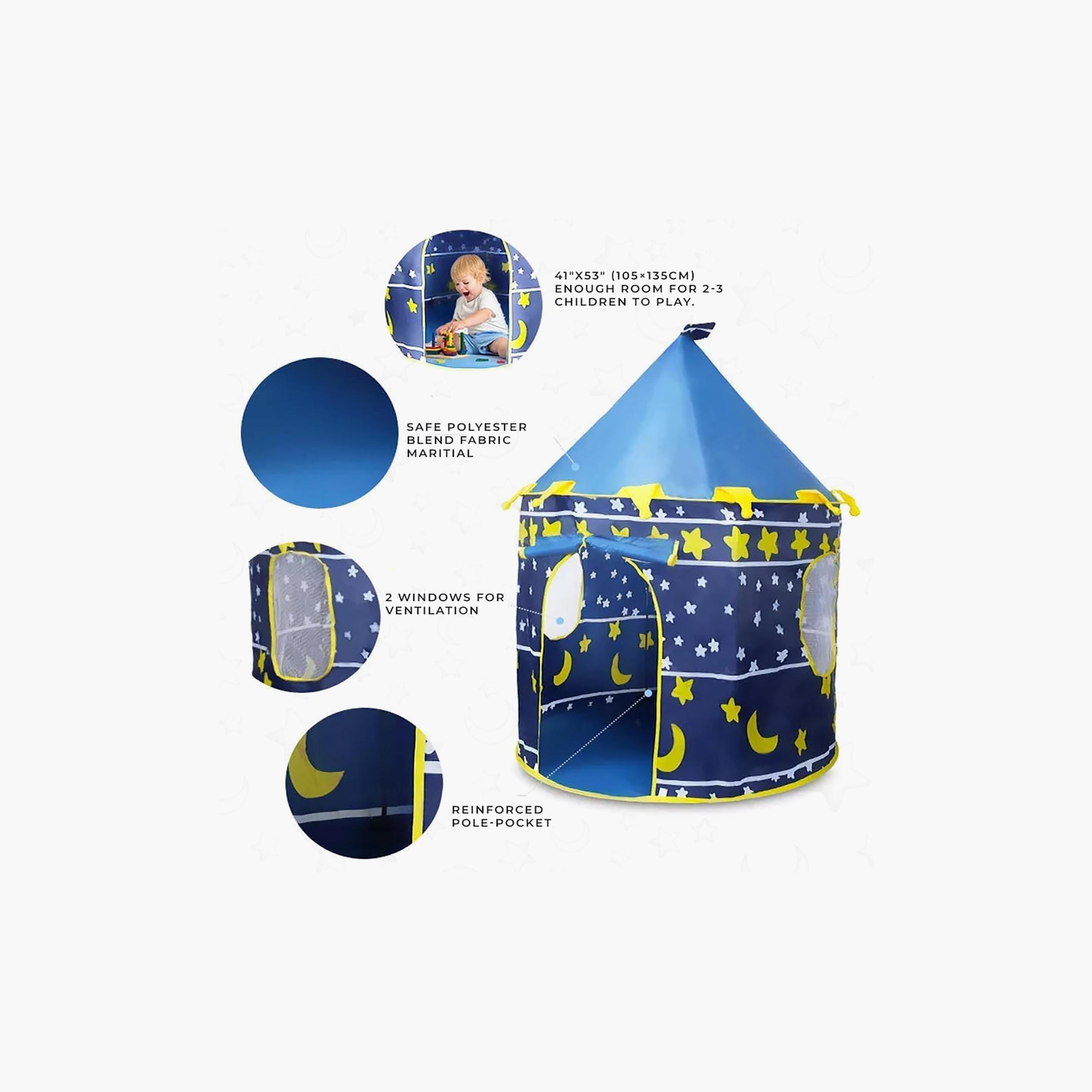 Star Babies Foldable Indoor Tent House with Windows-toys-outdoor-playhousesandplayards-image-6