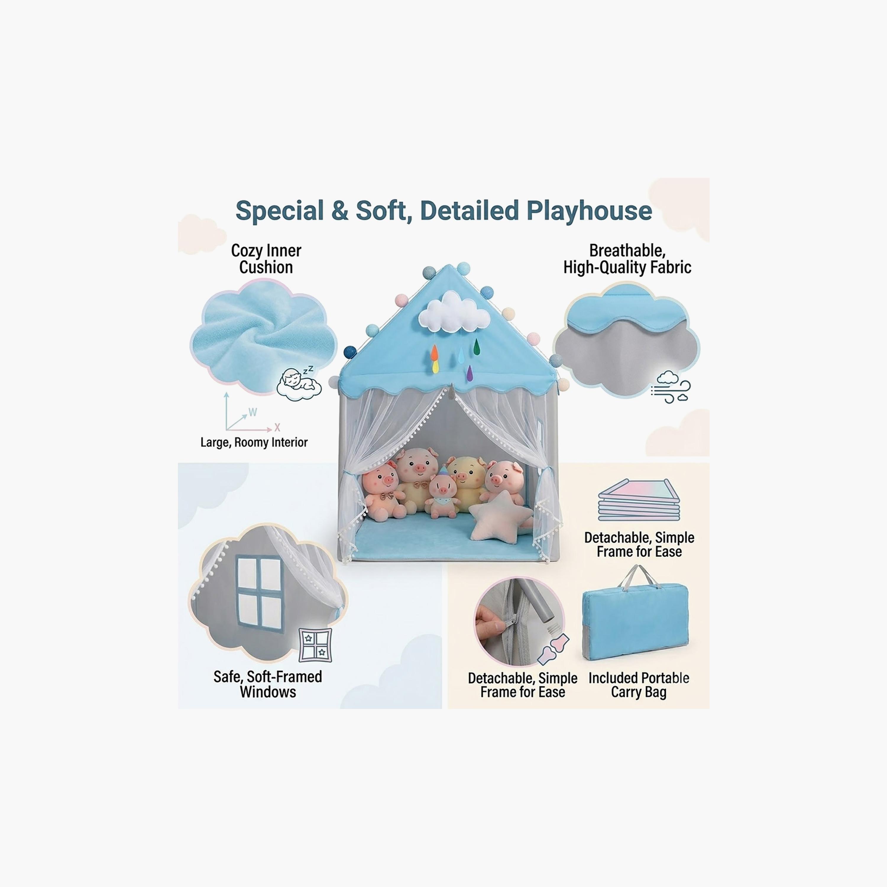 خيمة لعب أميرة داخلية من ستار بيبيز-toys-outdoor-playhousesandplayards-image-6