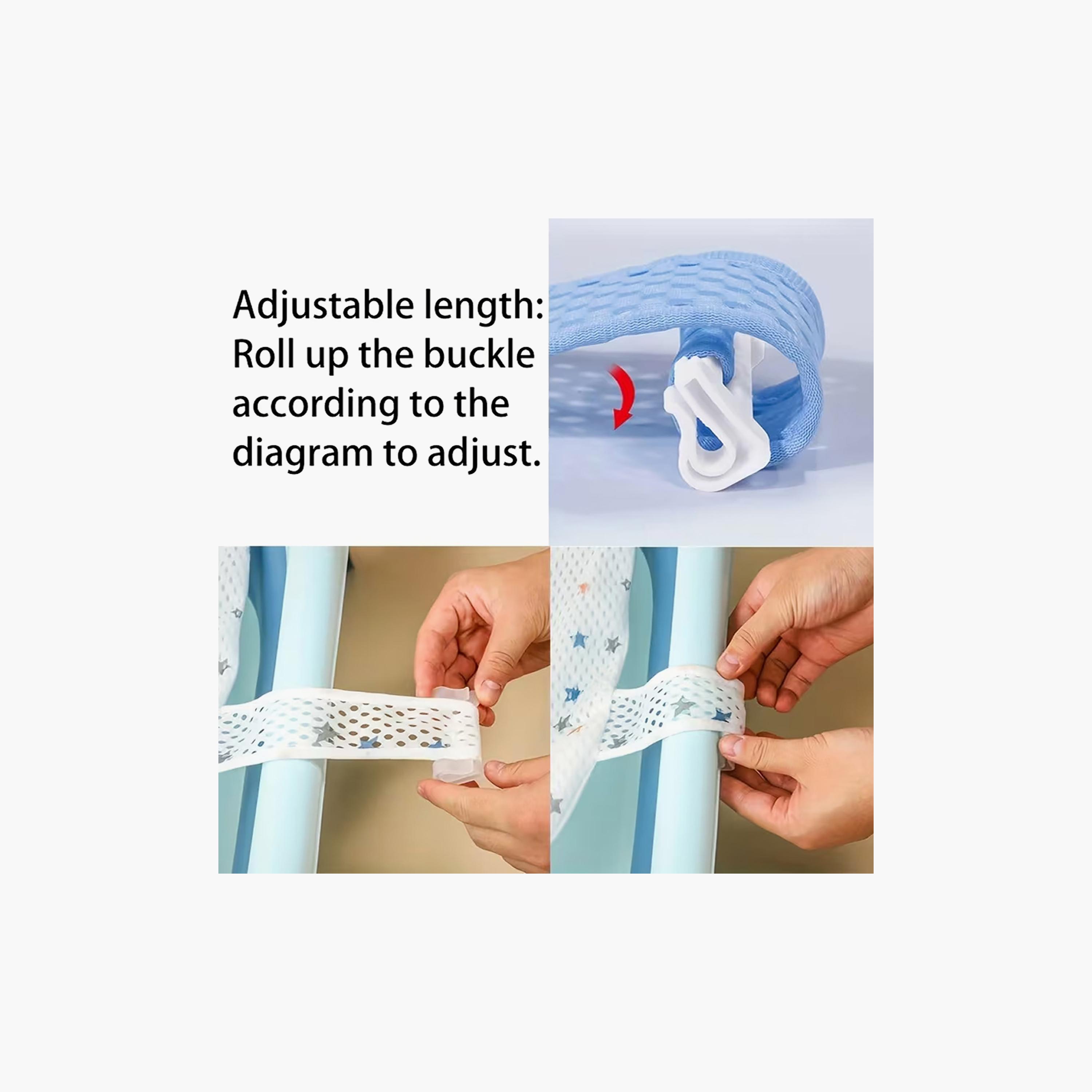 Star Babies -Smart Foldable Bathtub with Digital Thermometer & Bath Support-baby-bathandcare-bathtubs-image-5
