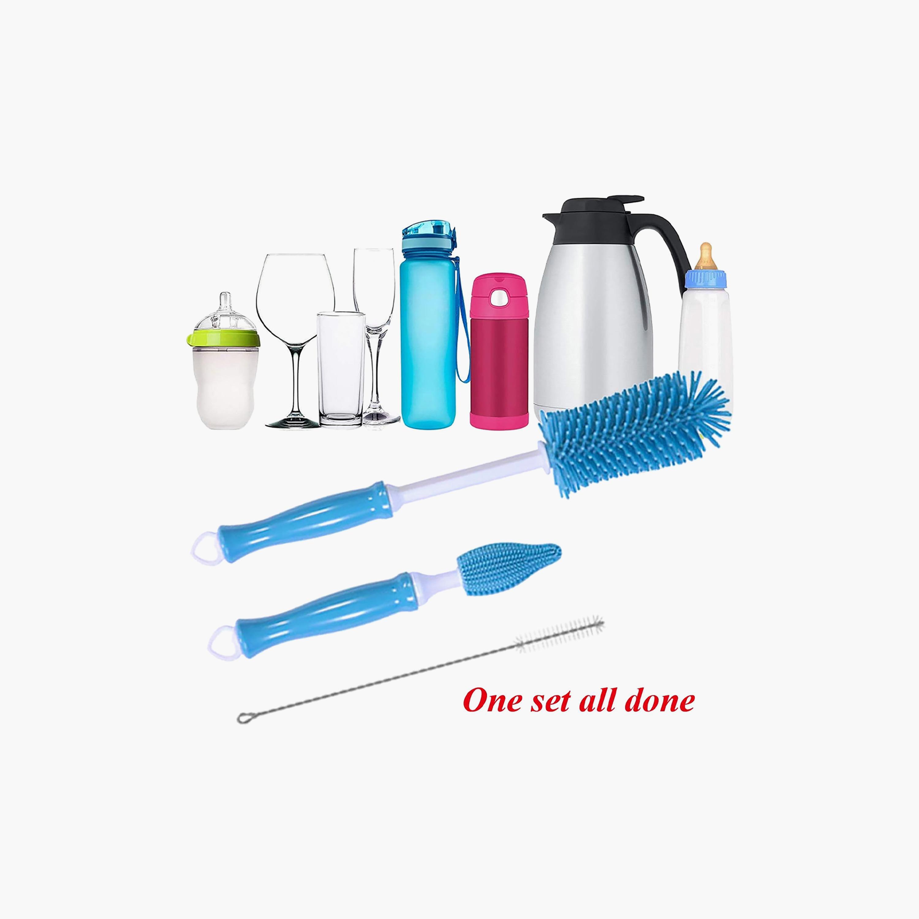 Star Babies 3-Piece Silicone Bottle Cleaning Brush-baby-feeding-accessories-image-2