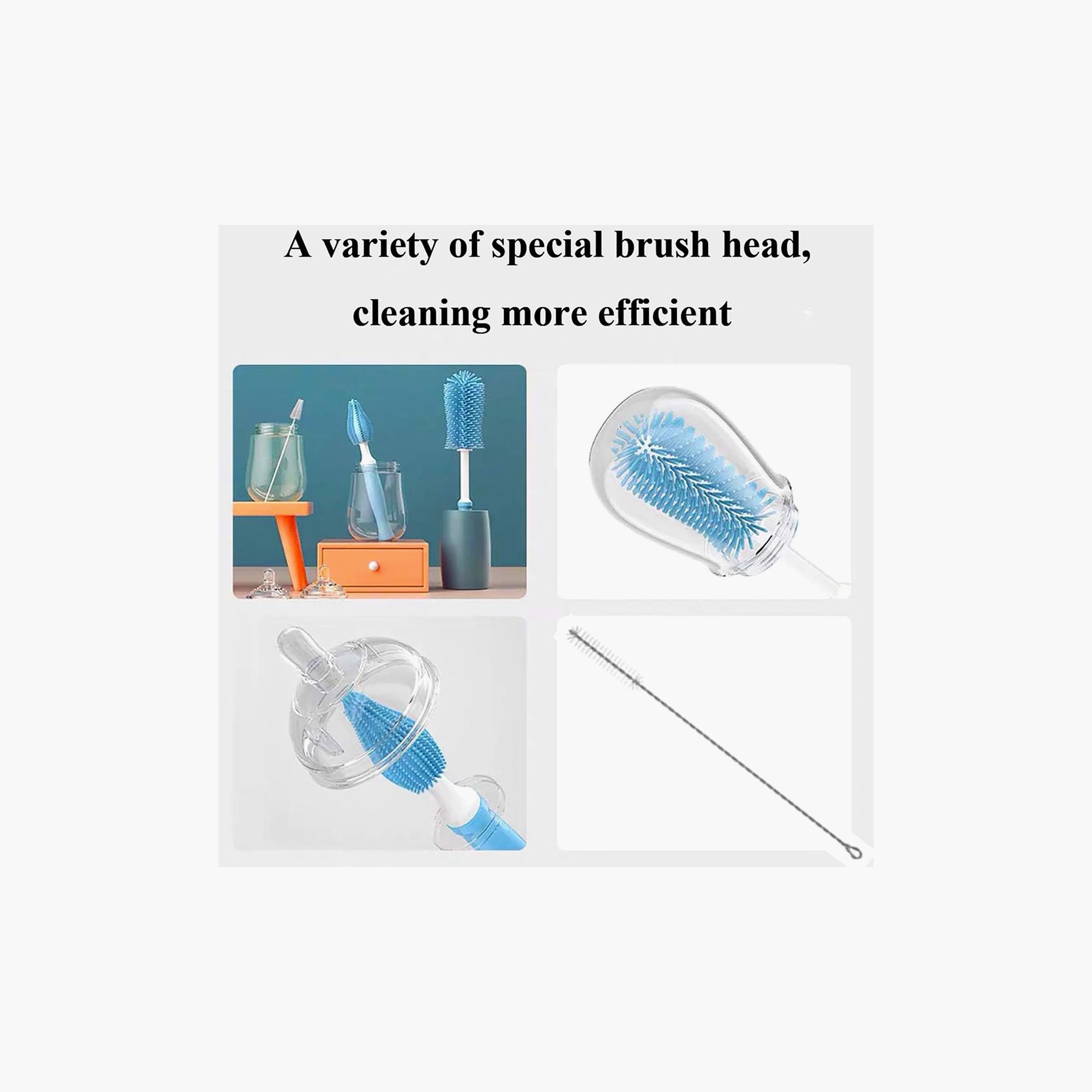 Star Babies 3-Piece Silicone Bottle Cleaning Brush-baby-feeding-accessories-image-4