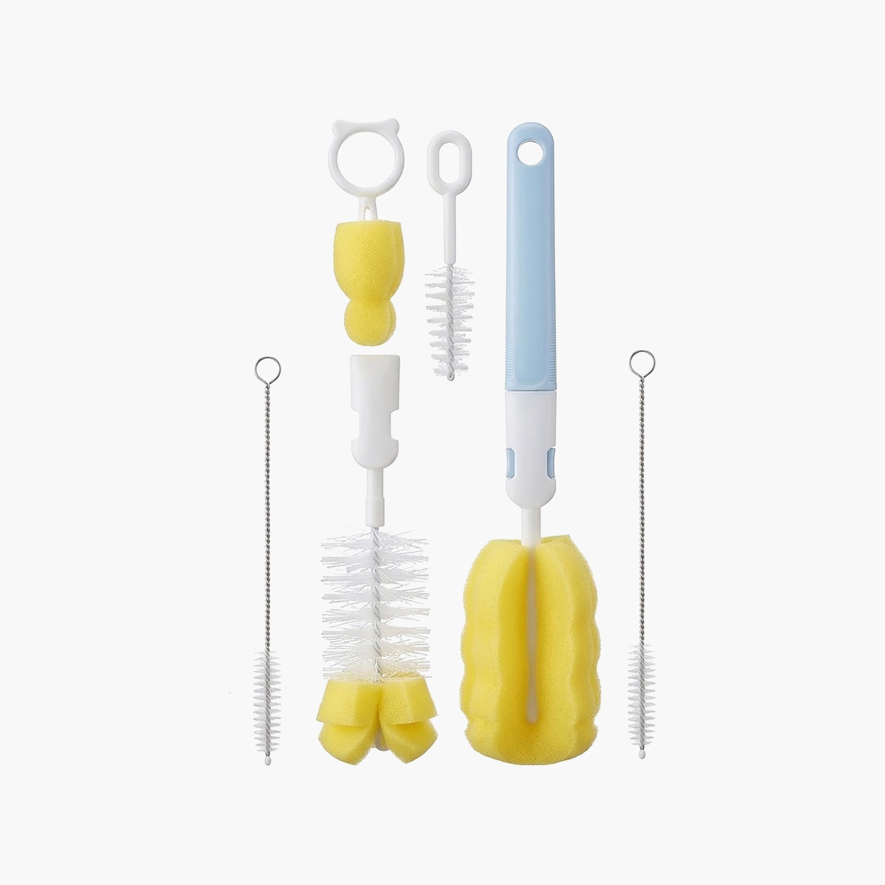 Star Babies 6-In-1 Bottle Brush Set - Assorted-baby-feeding-accessories-image-1