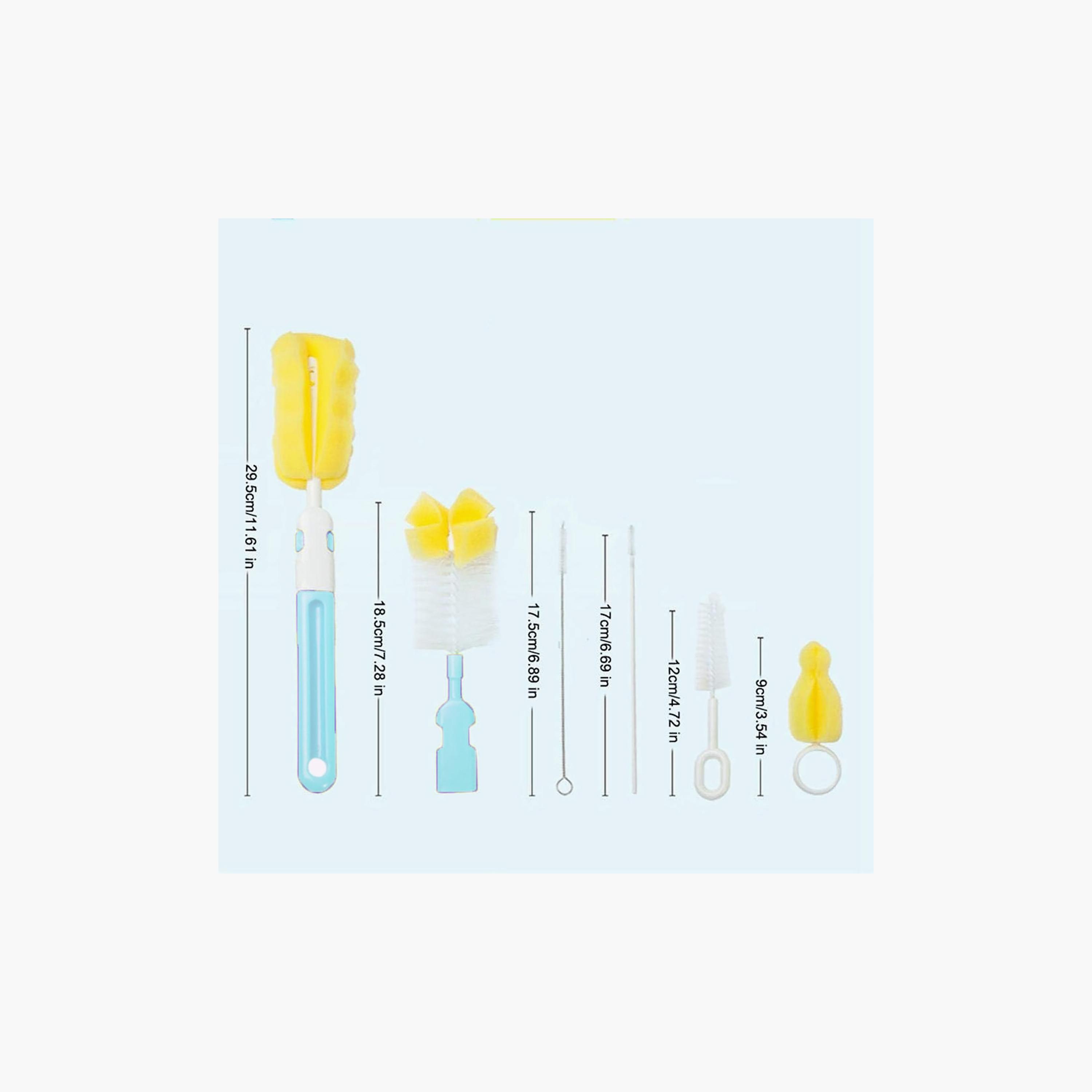 Star Babies 6-In-1 Bottle Brush Set - Assorted-baby-feeding-accessories-image-6