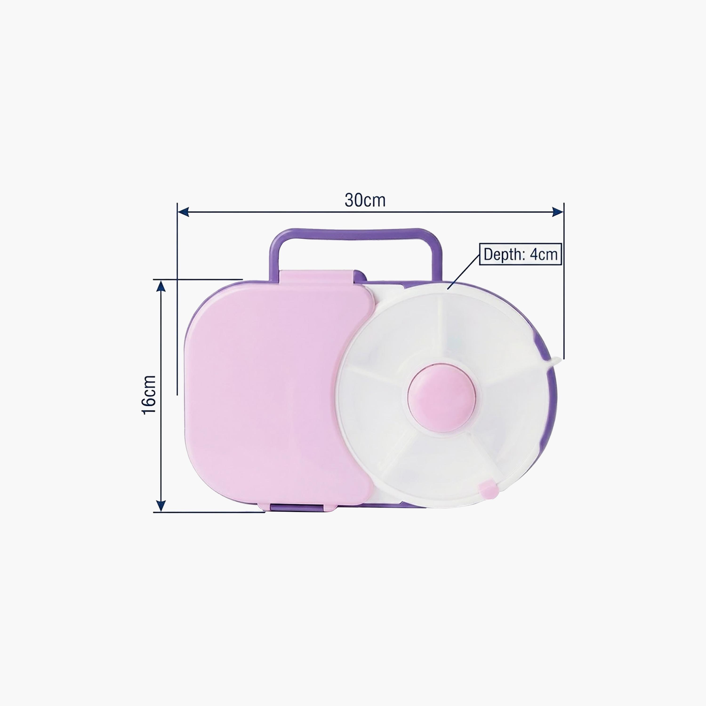 صندوق غداء بتصميم مقسم سادة مع مغزل قابل للفصل من ستار بيبيز - 870 مل-school-lunchessentials-lunchboxes-image-9