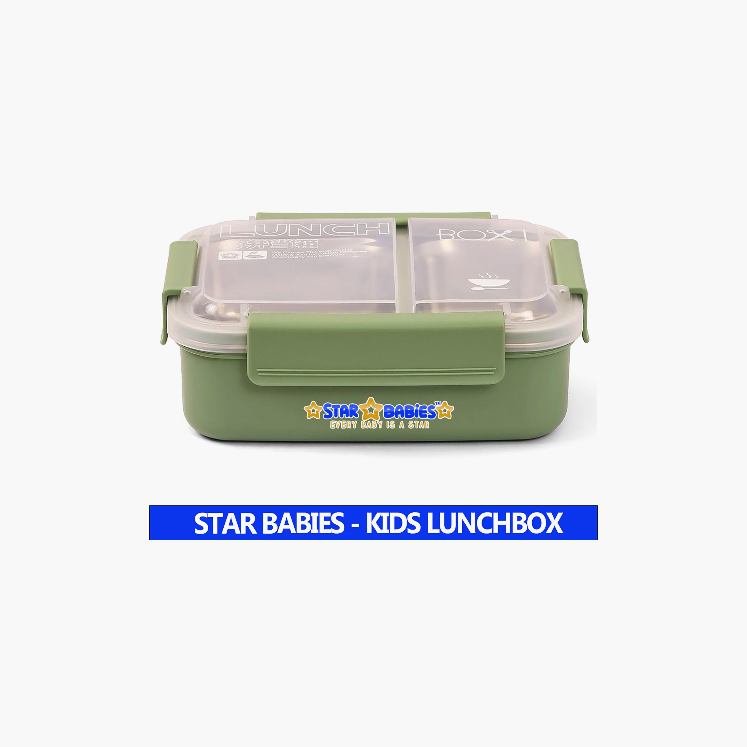 علبة غداء سادة معزولة بقسمين من ستار بيبيز - 1100 مل-school-lunchessentials-lunchboxes-image-2