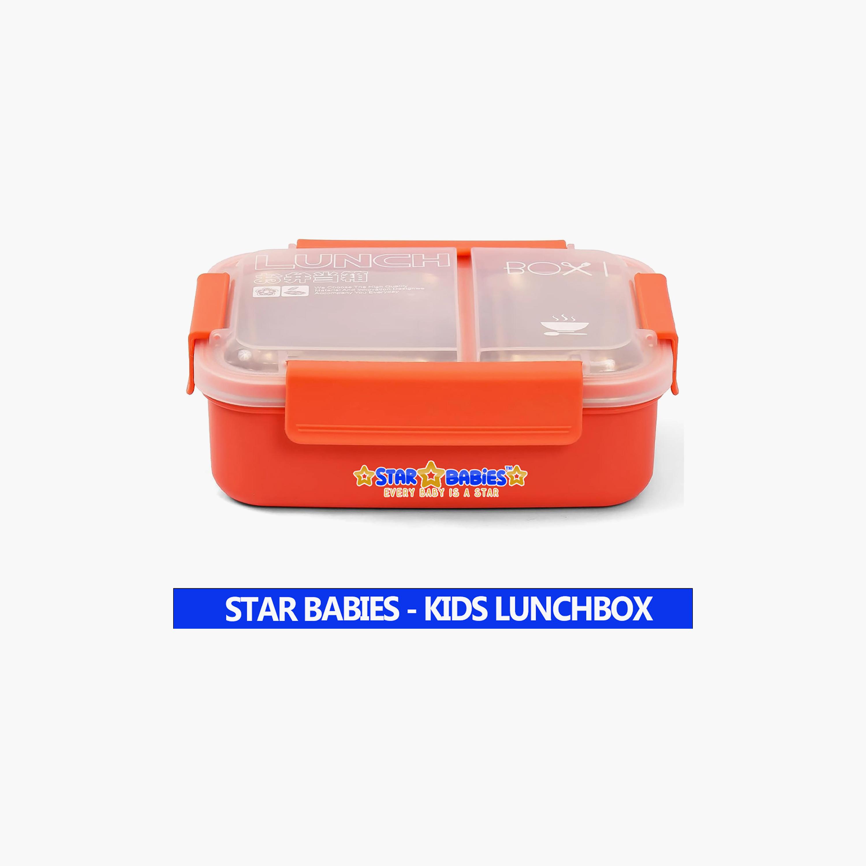علبة غداء سادة معزولة بقسمين من ستار بيبيز - 1100 مل-school-lunchessentials-lunchboxes-image-2