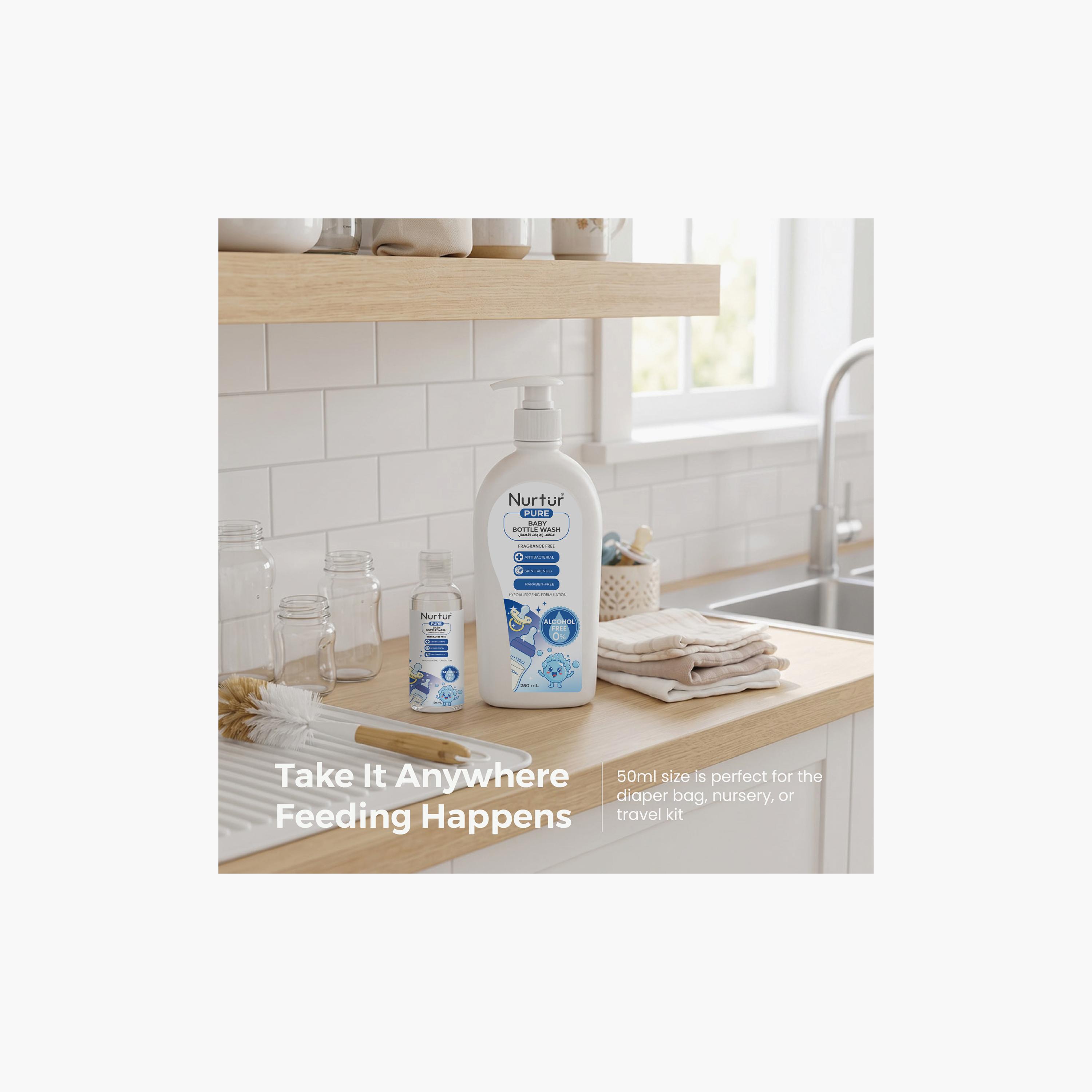 منظف زجاجات خالي من الكحول والبارابين سعة 50 مل من نيرتشر بيور-baby-feeding-cleaningliquids-image-6