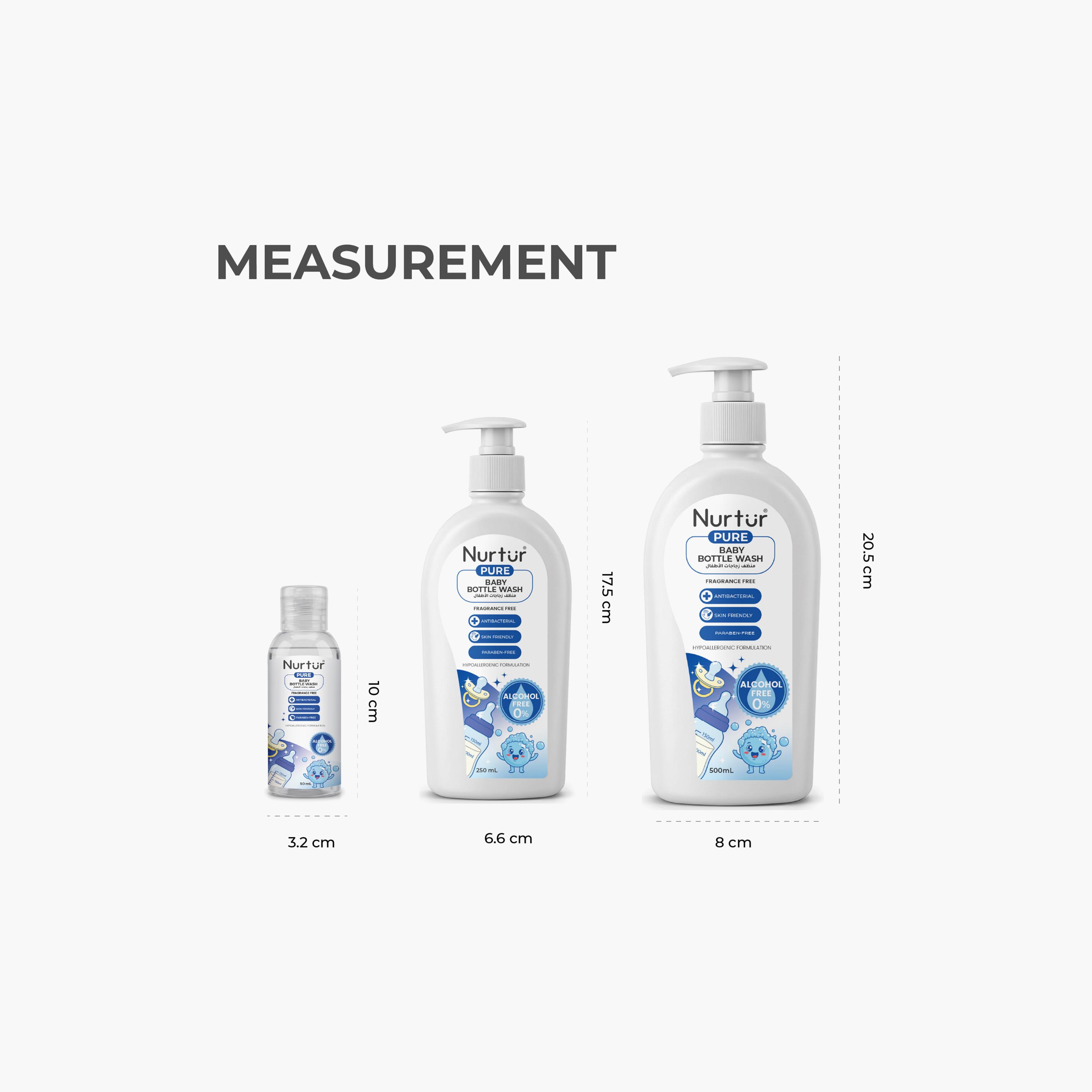منظف زجاجات خالي من الكحول والبارابين سعة 250 مل من نيرتشر بيور-baby-feeding-cleaningliquids-image-7
