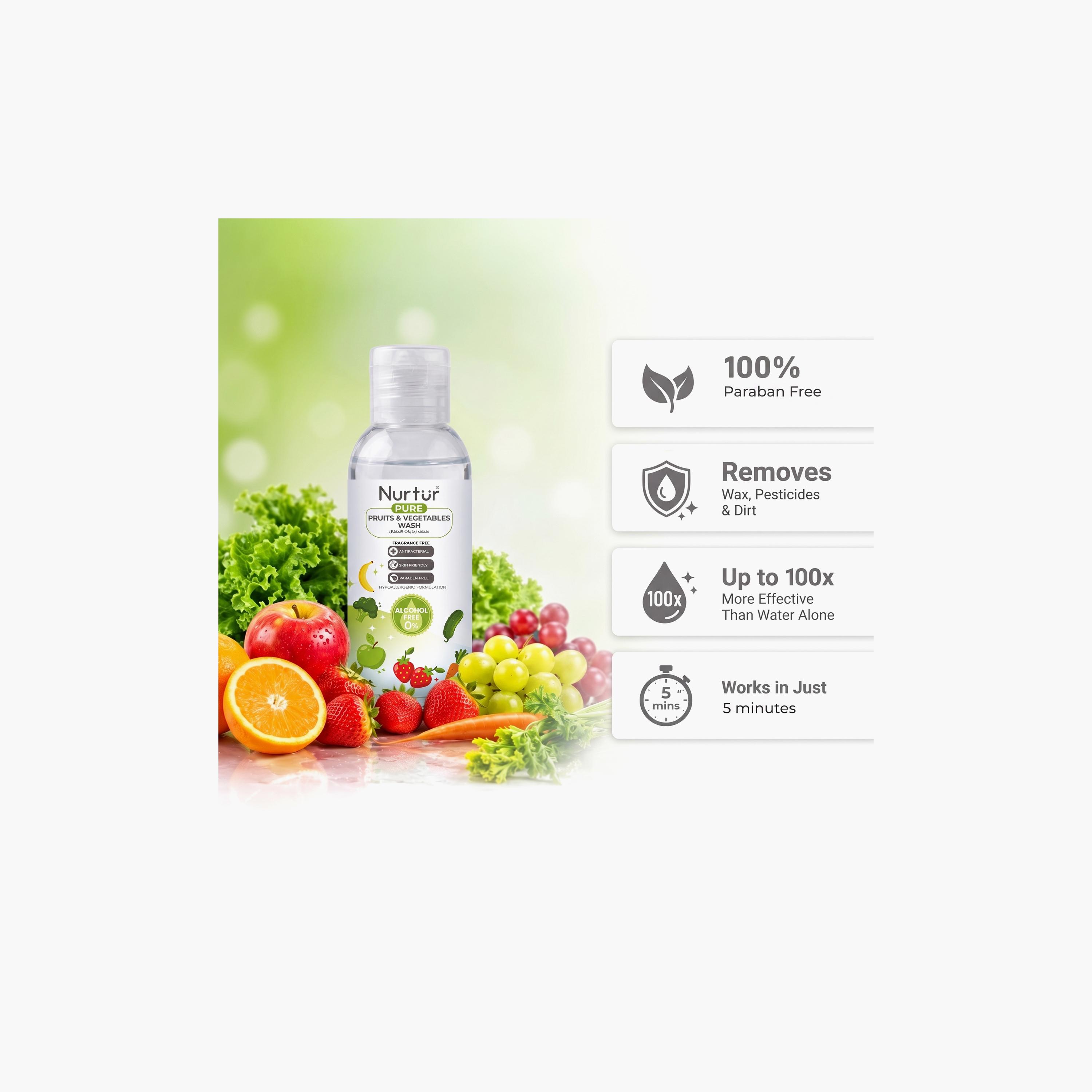 غسول فواكه وخضراوات خالي من الكحول والعطور سعة 50 مل من نيرتشر بيور-baby-feeding-cleaningliquids-image-9