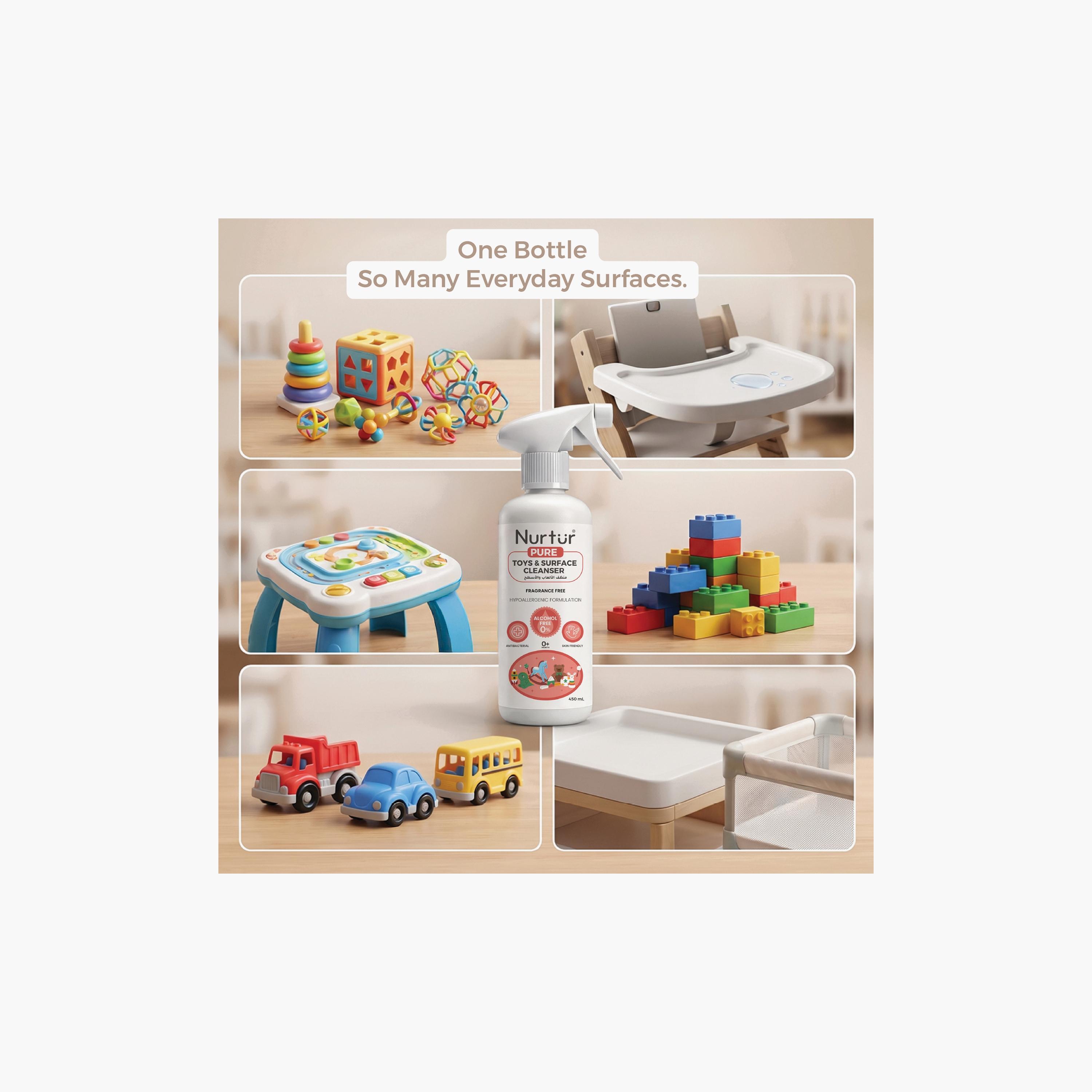 منظف ألعاب وأسطح خالي من الكحول والعطور سعة 450 مل من نيرتشر بيور-baby-feeding-cleaningliquids-image-5