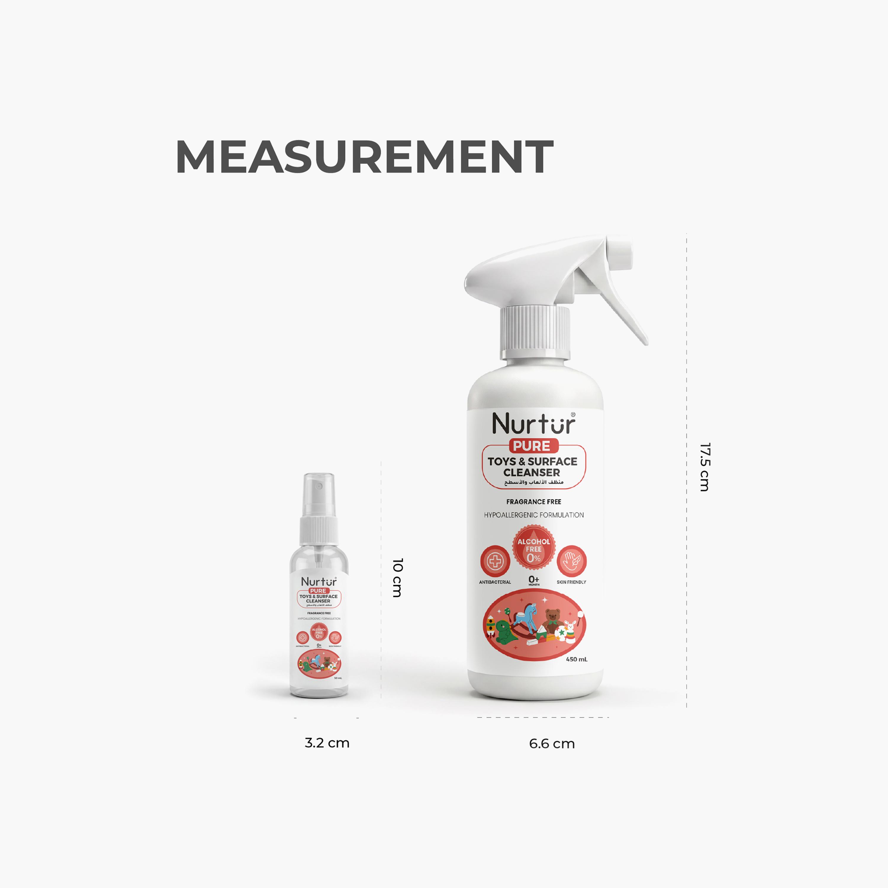 منظف ألعاب وأسطح خالي من الكحول والعطور سعة 450 مل من نيرتشر بيور-baby-feeding-cleaningliquids-image-7