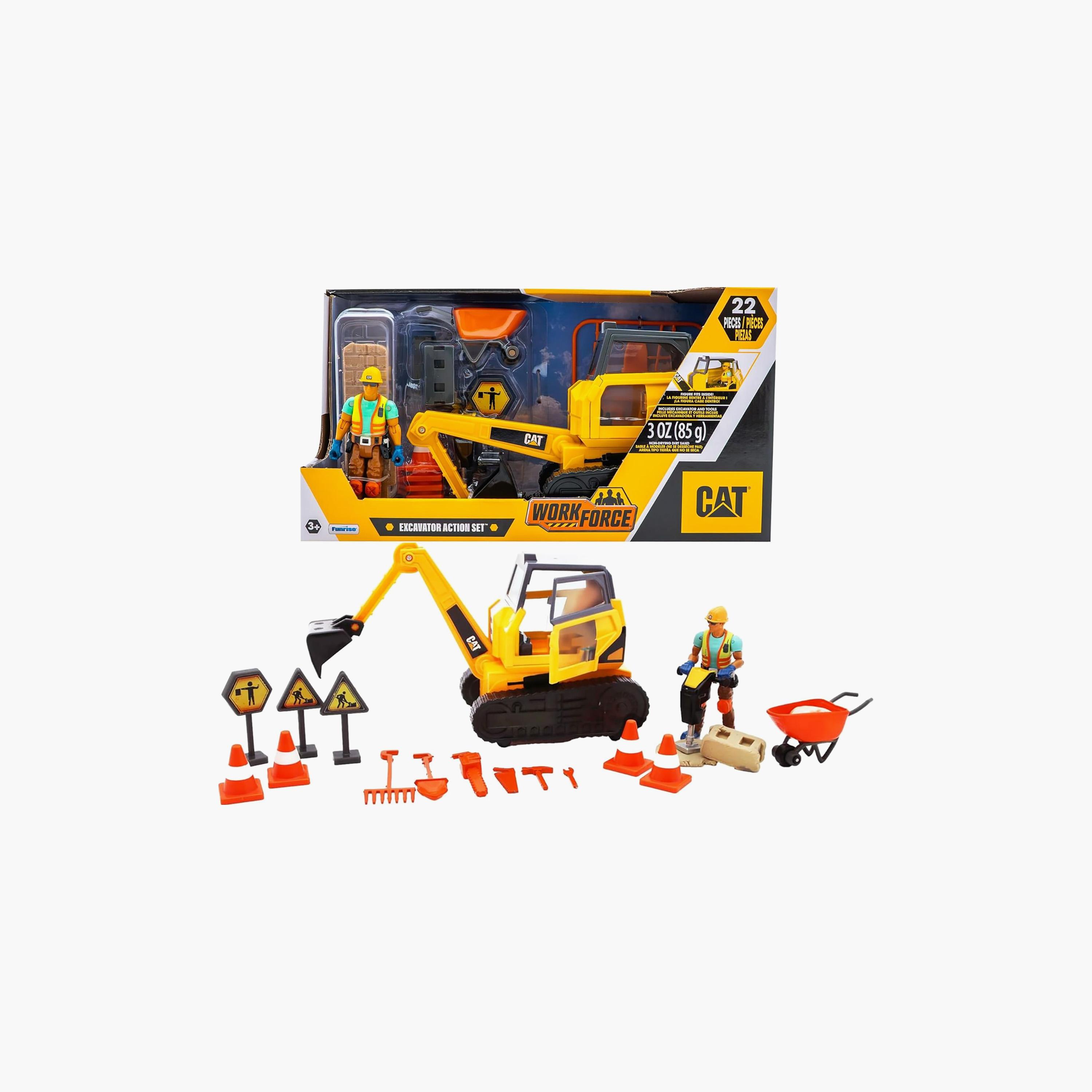 طقم لعبة حفارة كات وورك فورس التفاعلي-toys-roleplay-toolsandconstructionsets-image-2