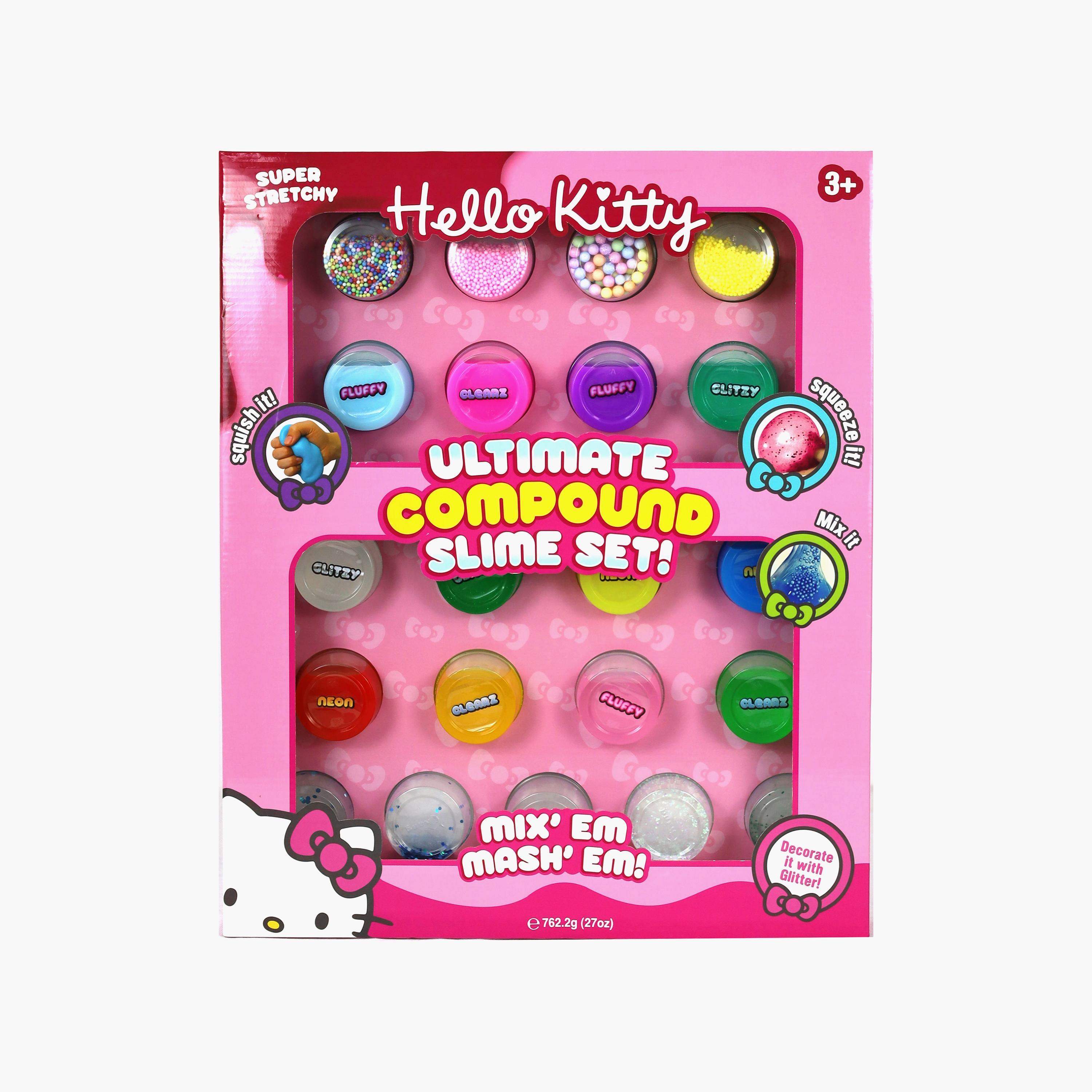 طقم مكونات سلايم هيلو كيتي أولتيميت من دوهتايم سلايمتايم-toys-educational-doughtoys-image-1