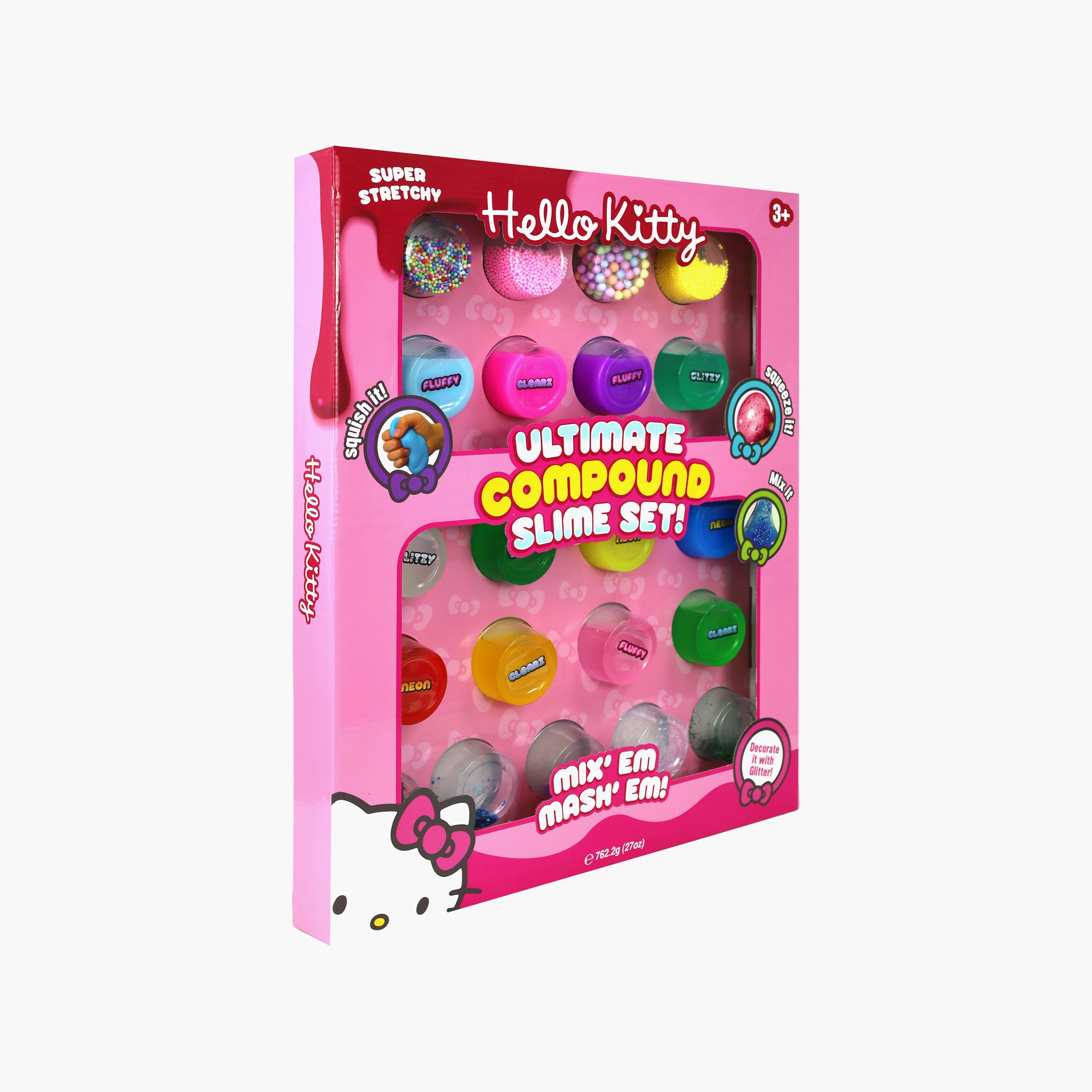 طقم مكونات سلايم هيلو كيتي أولتيميت من دوهتايم سلايمتايم-toys-educational-doughtoys-image-2