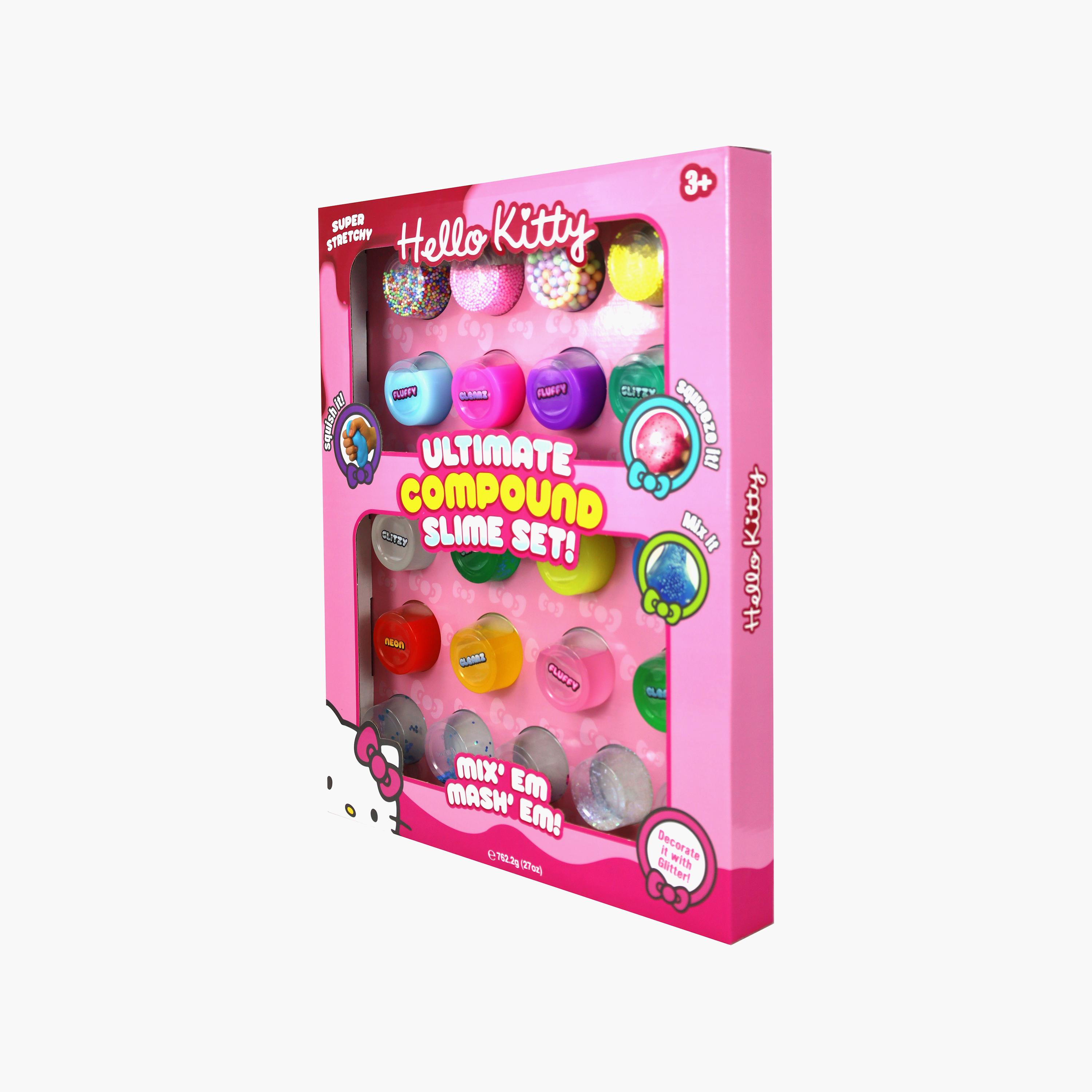 طقم مكونات سلايم هيلو كيتي أولتيميت من دوهتايم سلايمتايم-toys-educational-doughtoys-image-3