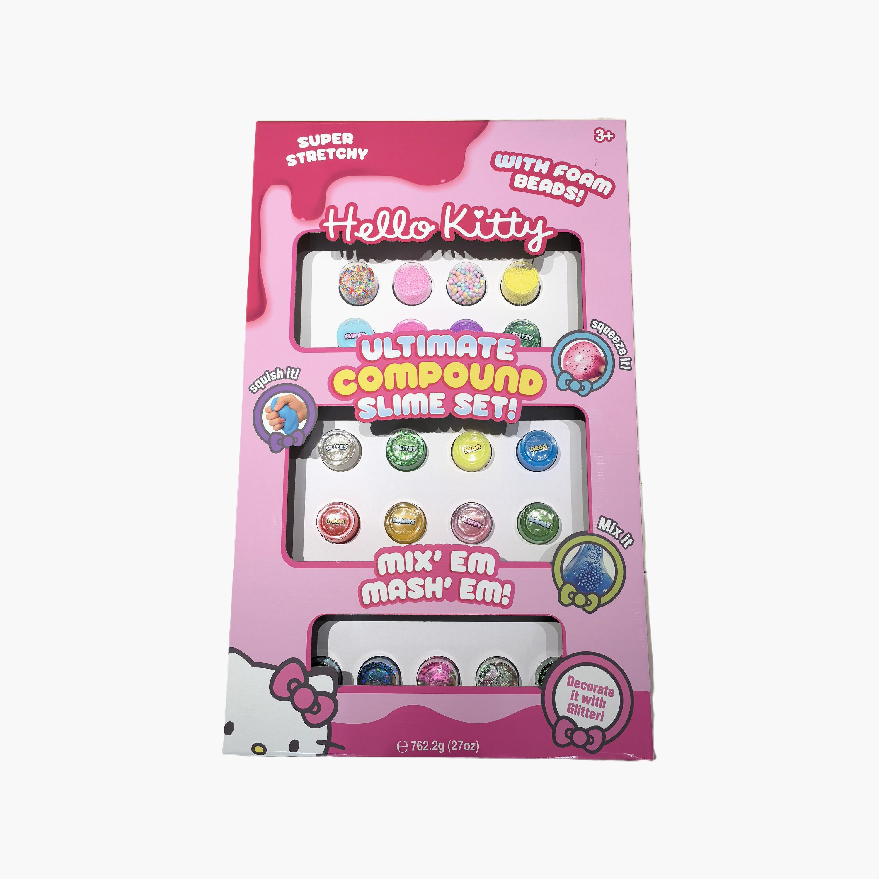طقم مكونات سلايم هيلو كيتي أولتيميت من دوهتايم سلايمتايم-toys-educational-doughtoys-image-4