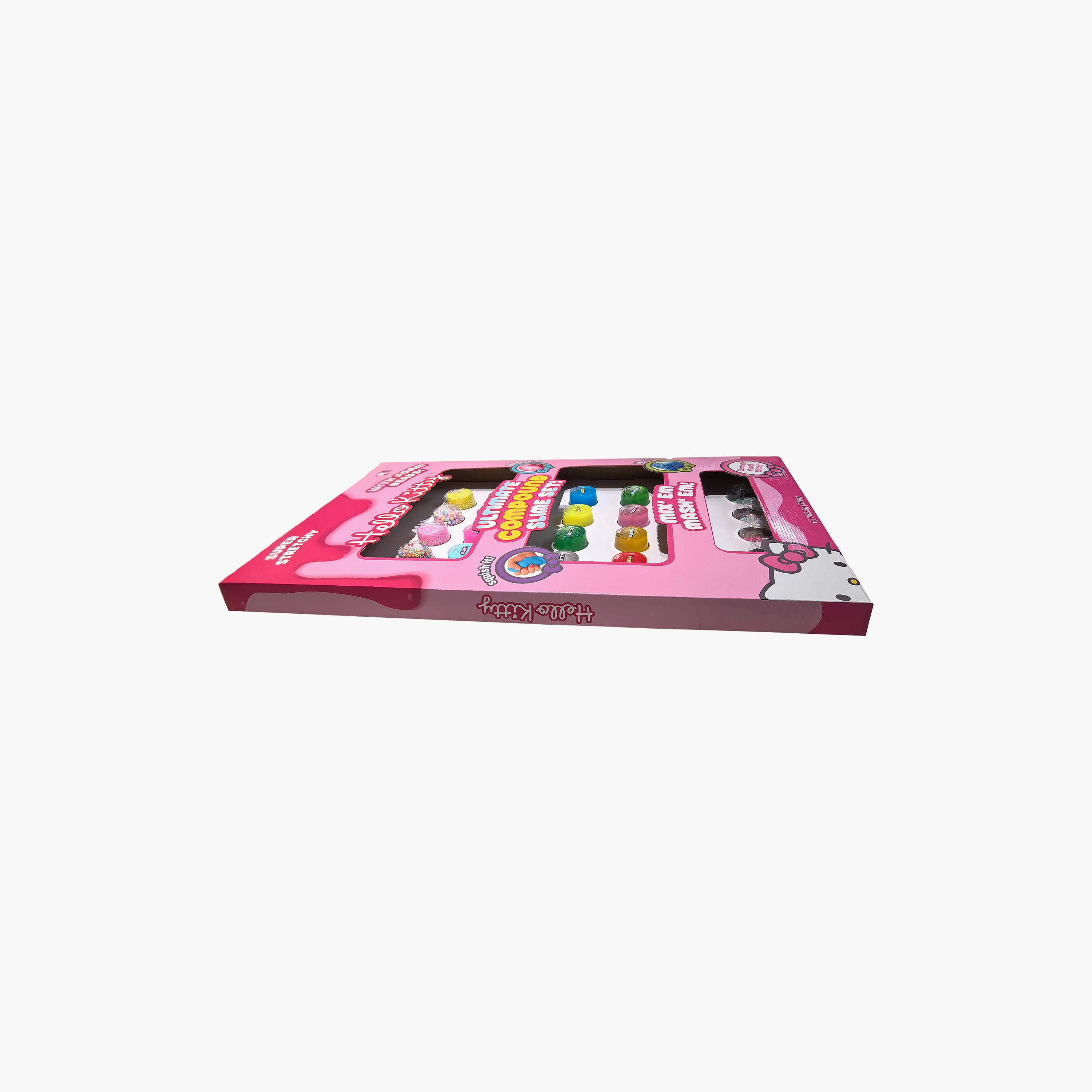 طقم مكونات سلايم هيلو كيتي أولتيميت من دوهتايم سلايمتايم-toys-educational-doughtoys-image-6