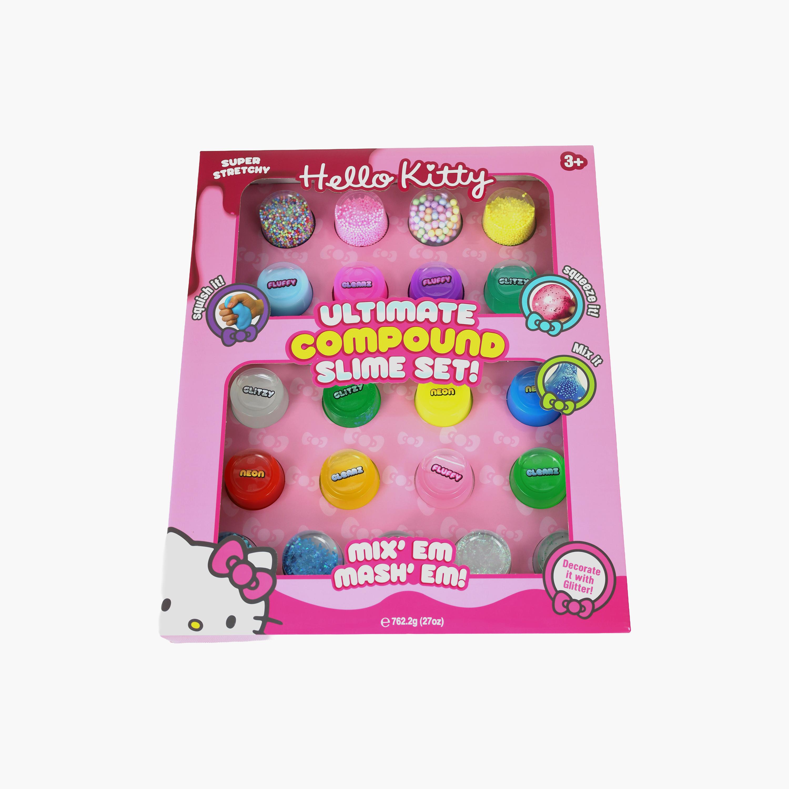 طقم مكونات سلايم هيلو كيتي أولتيميت من دوهتايم سلايمتايم-toys-educational-doughtoys-image-7
