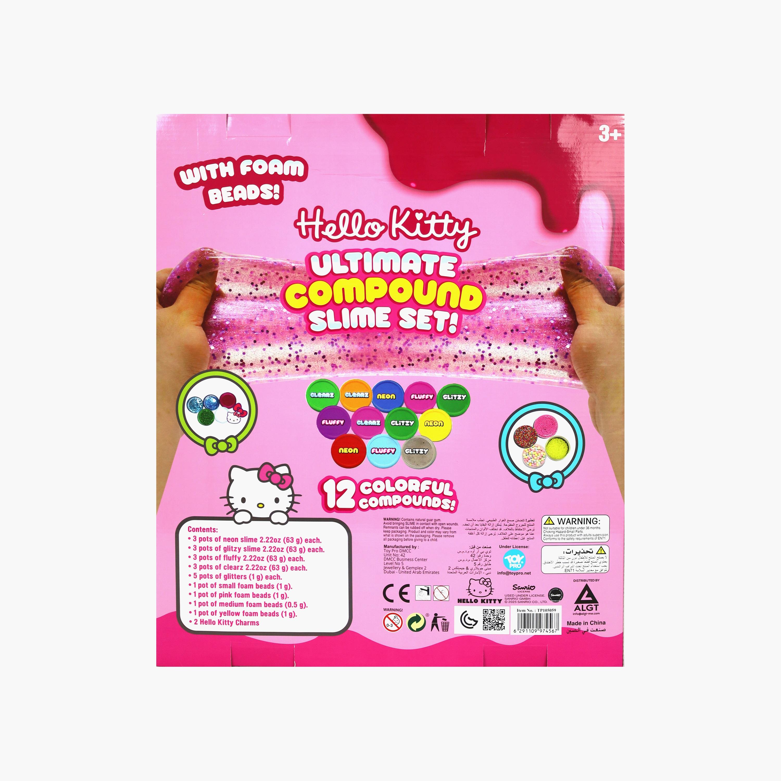 طقم مكونات سلايم هيلو كيتي أولتيميت من دوهتايم سلايمتايم-toys-educational-doughtoys-image-8