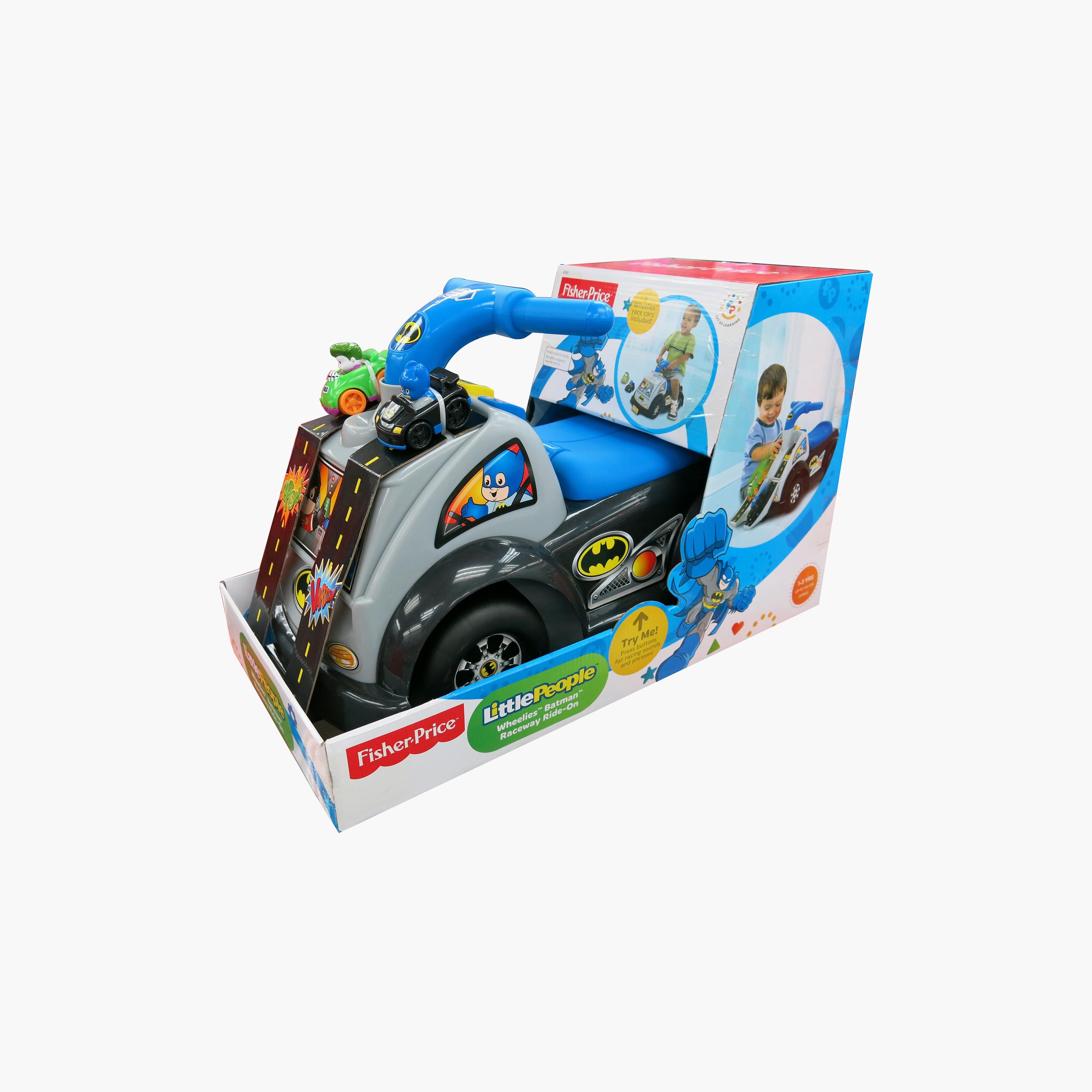 مركبة باتمان ذات عجلات من فيشر-برايس سوبر فريندز-toys-outdoor-bikesandrideons-electricvehicles-image-3