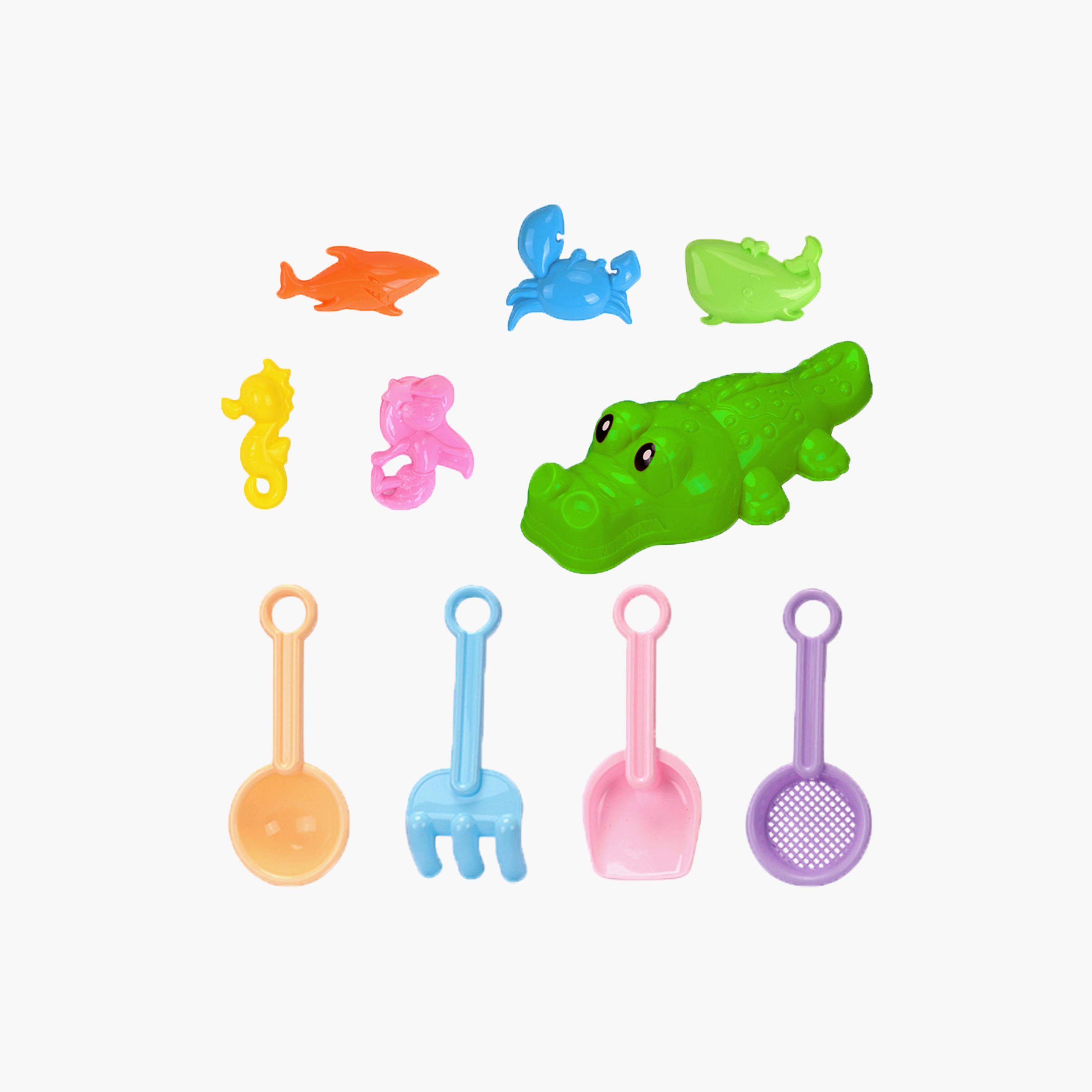 طقم ألعاب شاطئ تمساح باور جوي سمرز-toys-outdoor-poolandbeach-beachtoys-image-1