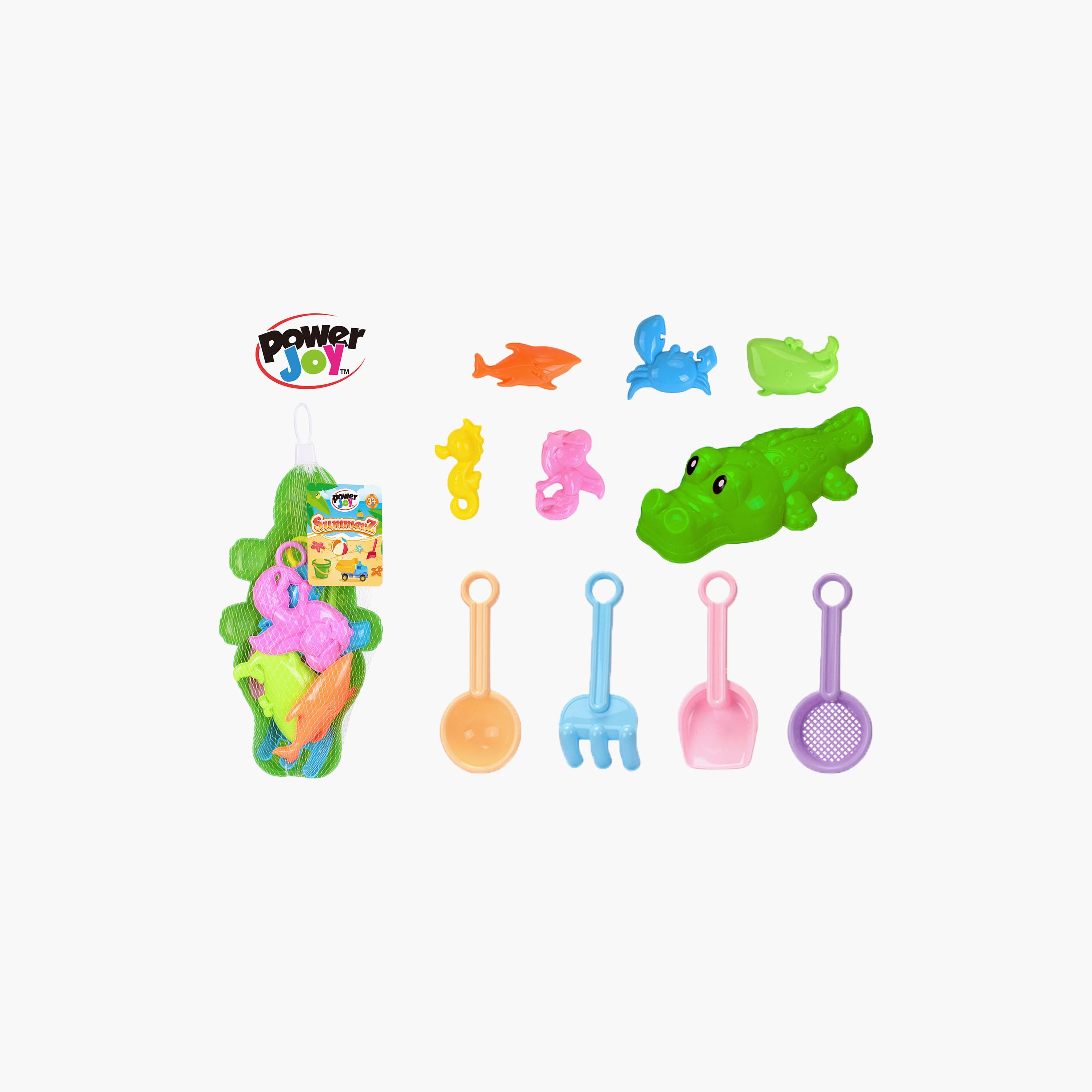 طقم ألعاب شاطئ تمساح باور جوي سمرز-toys-outdoor-poolandbeach-beachtoys-image-2