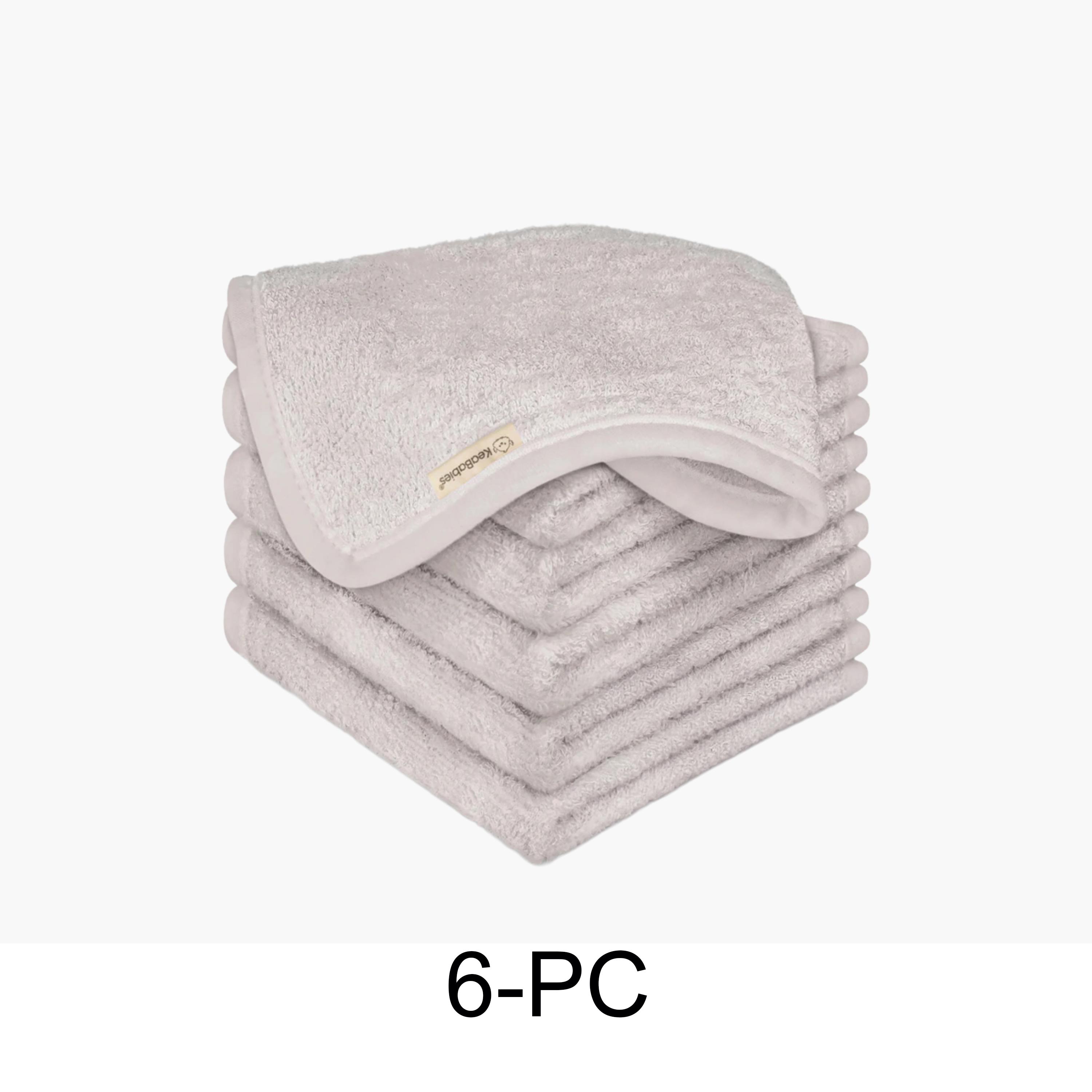 مناشف وجه فاخرة للأطفال 6 قطع من كيابيبيز-baby-bathandcare-towels-image-1