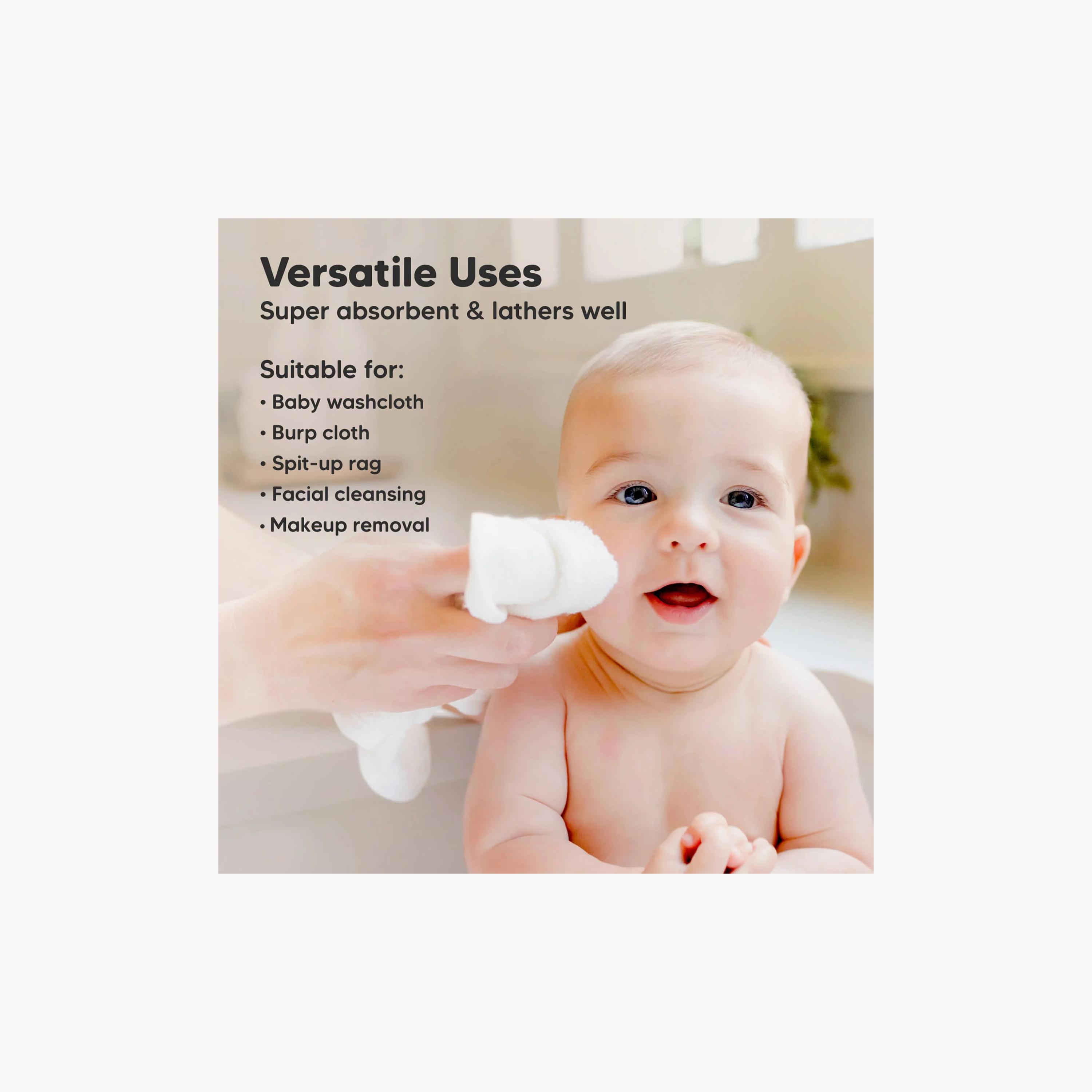 مناشف وجه فاخرة للأطفال 6 قطع من كيابيبيز-baby-bathandcare-towels-image-4