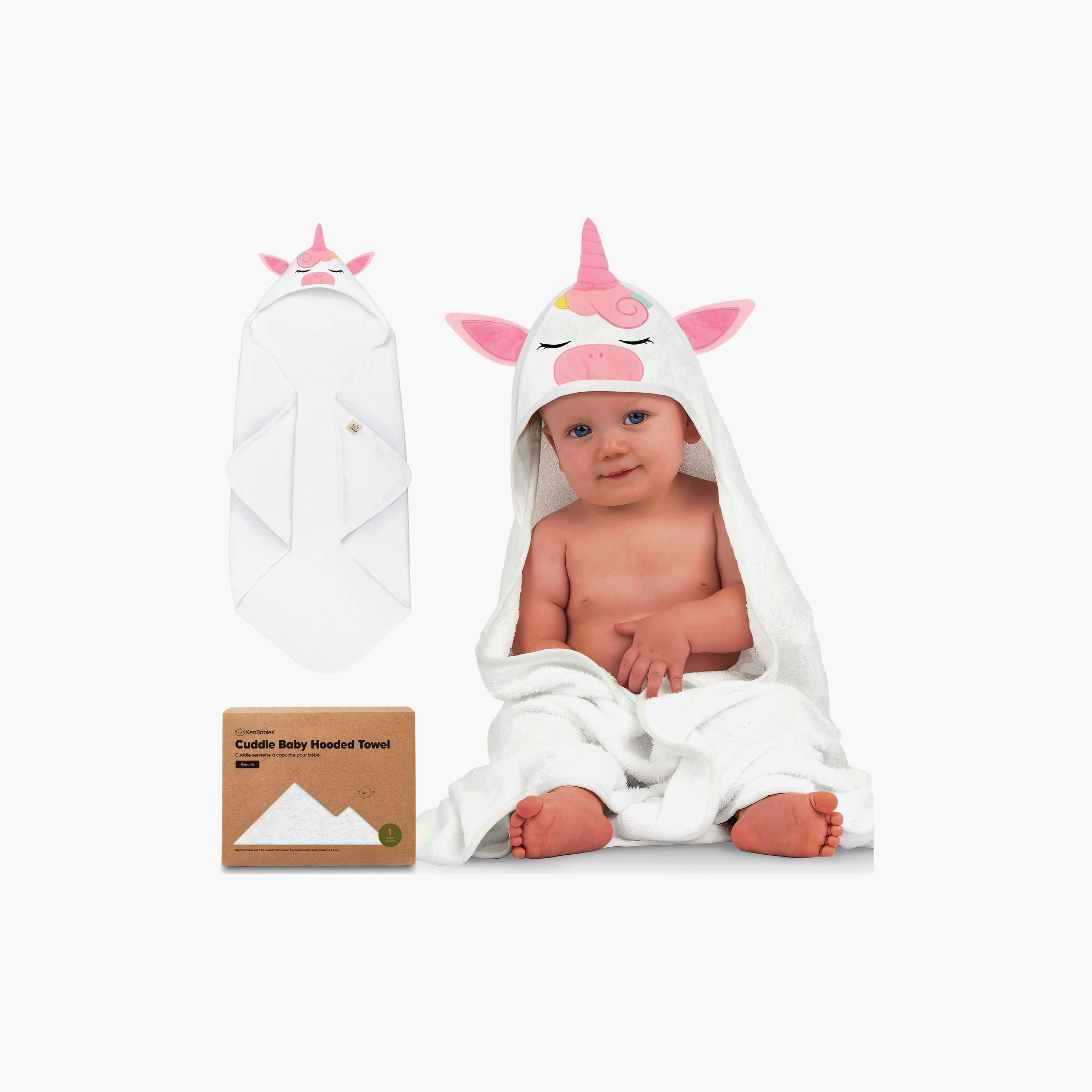منشفة استحمام بقبعة للأطفال من كيابيبيز كادل بيبي-baby-bathandcare-towels-image-3