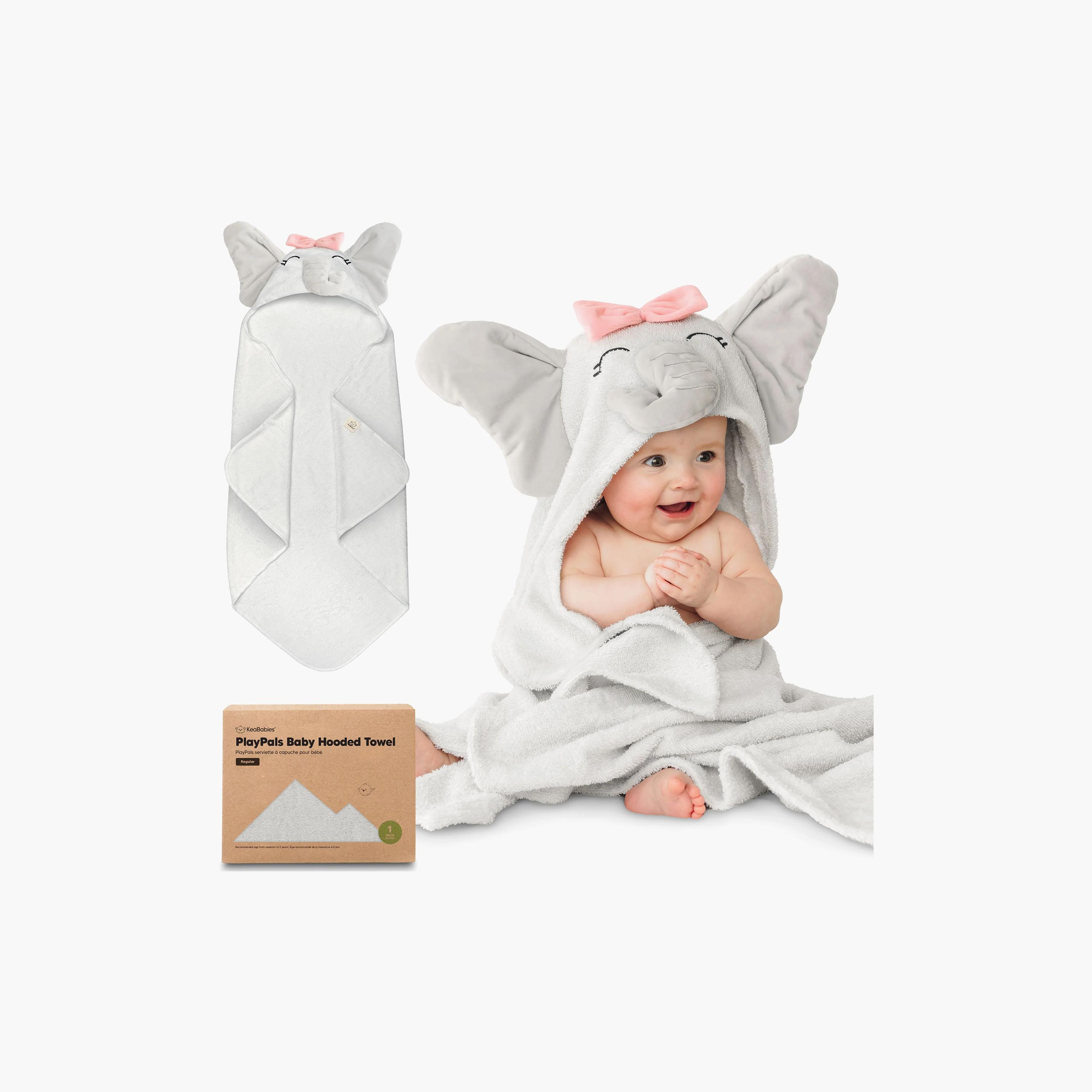 منشفة حمام بكابيوشون بتصميم بلاي بالز من كيابيبيز-baby-bathandcare-towels-image-3