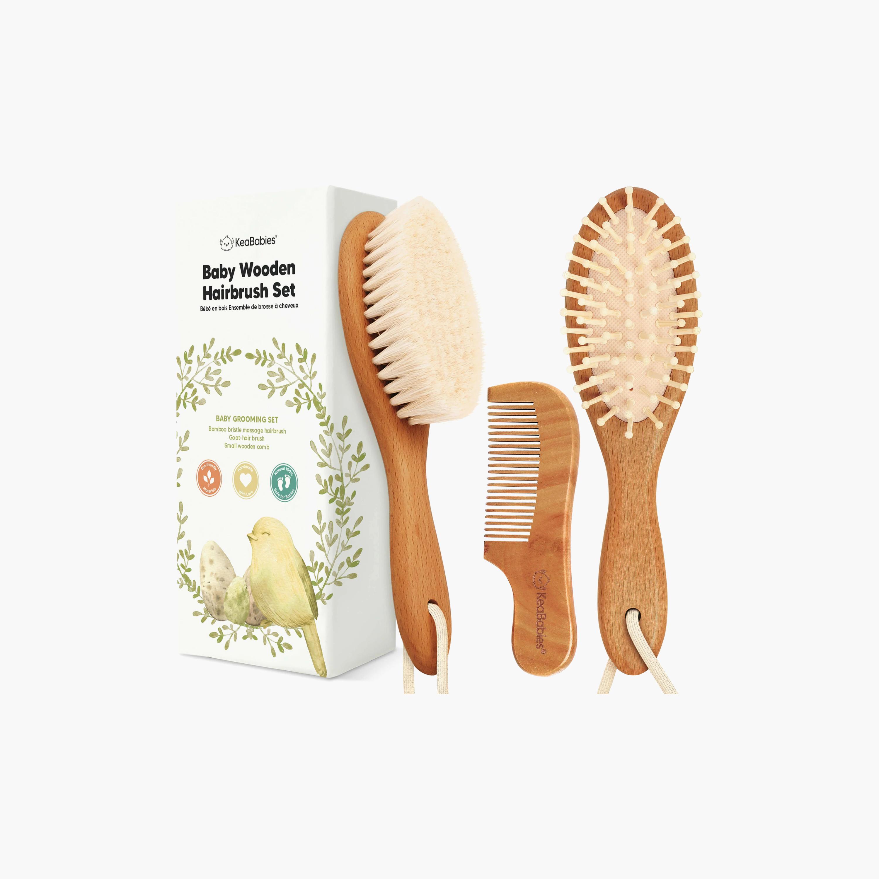 طقم فرشاة شعر ومشط للأطفال من كيابيبيز-baby-bathandcare-hairbodyskincare-image-3