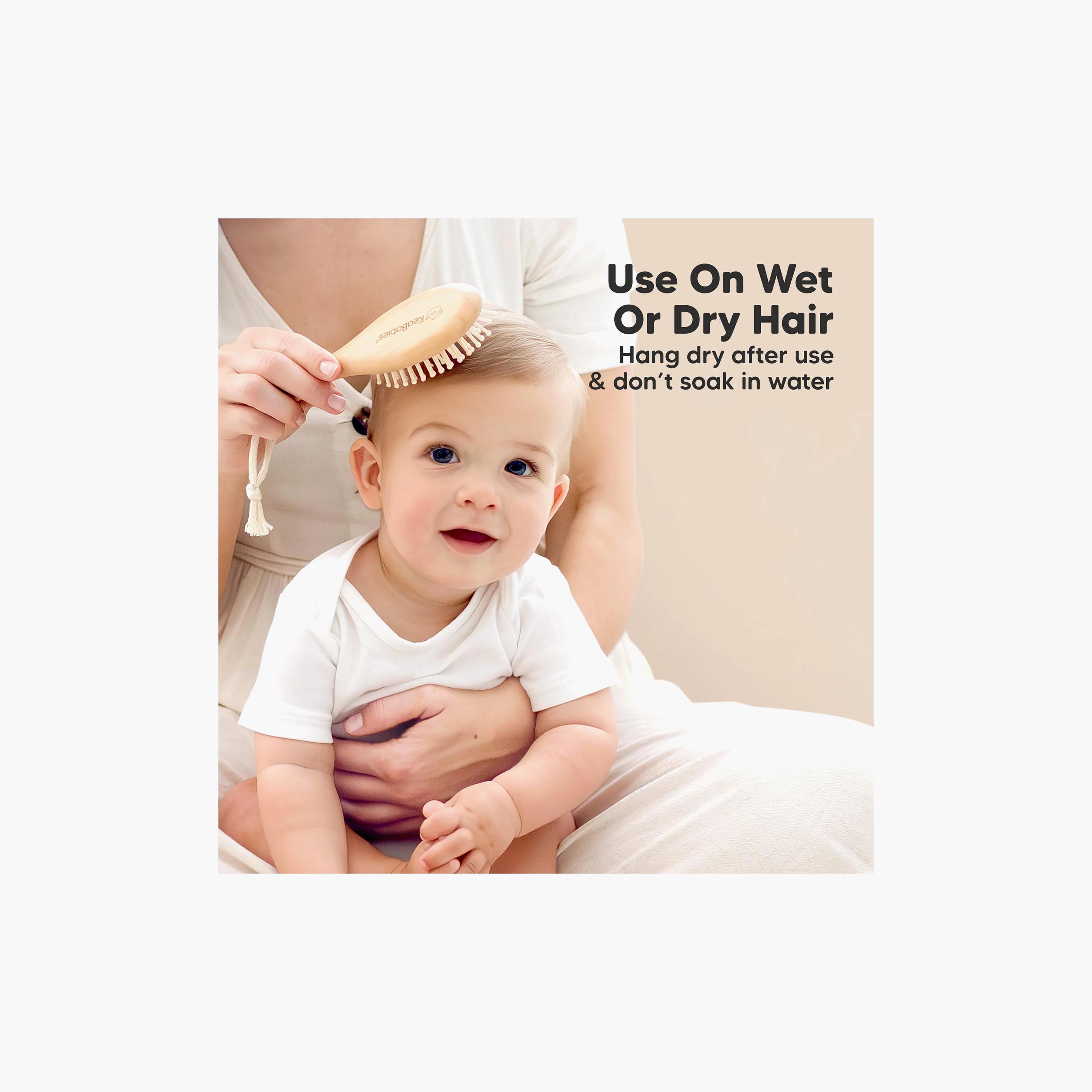 طقم فرشاة شعر ومشط للأطفال من كيابيبيز-baby-bathandcare-hairbodyskincare-image-7