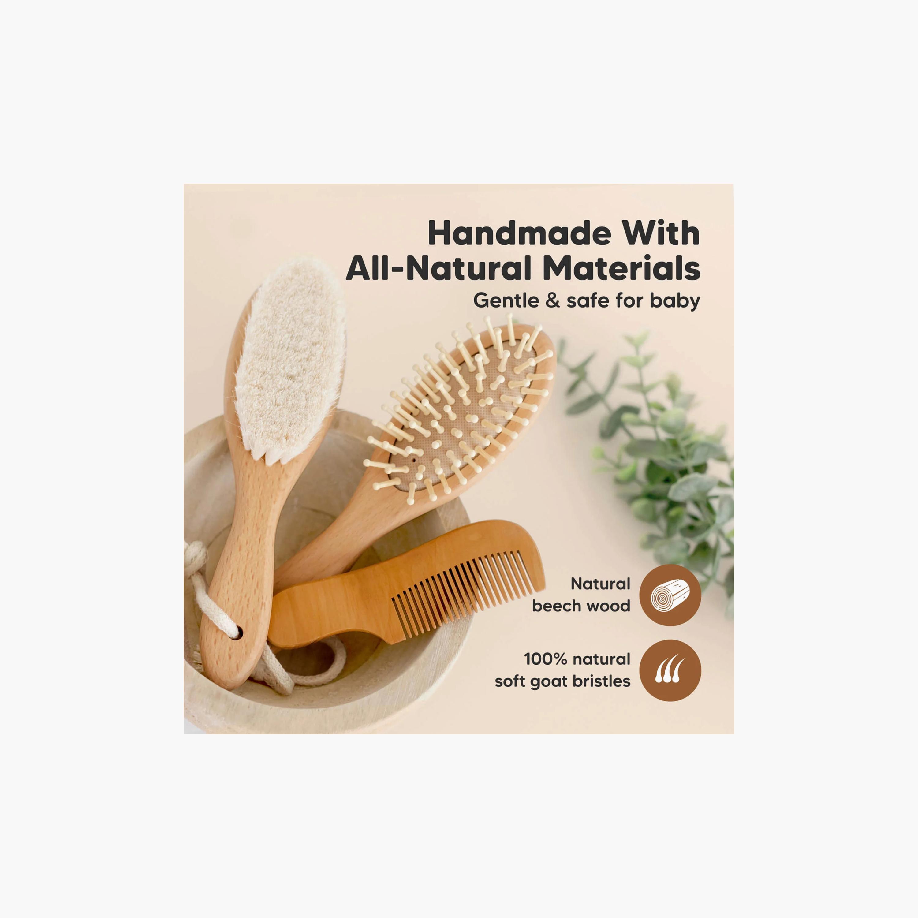 طقم فرشاة شعر ومشط للأطفال من كيابيبيز-baby-bathandcare-hairbodyskincare-image-9