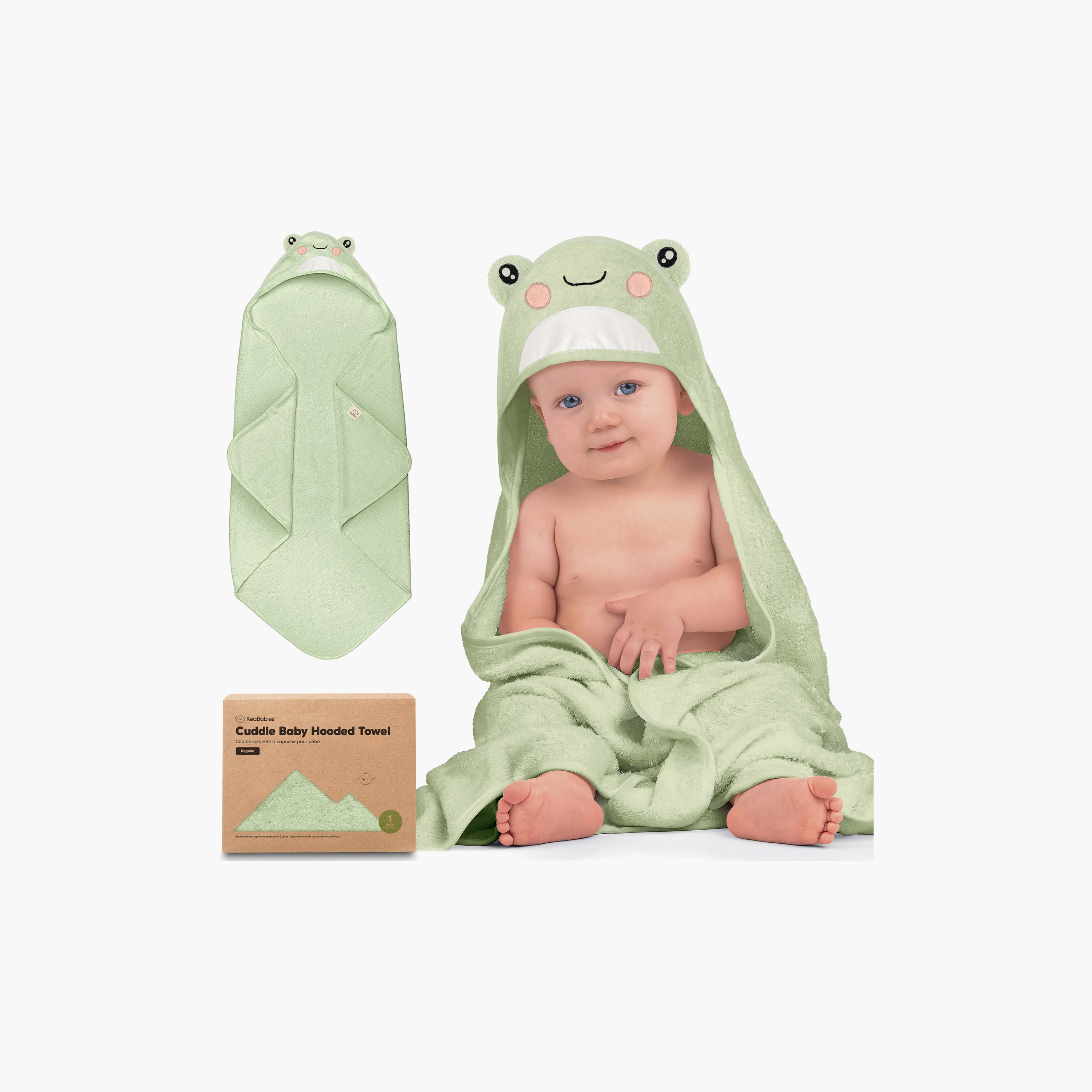 منشفة استحمام بقبعة للأطفال من كيابيبيز كادل بيبي-baby-bathandcare-towels-image-3
