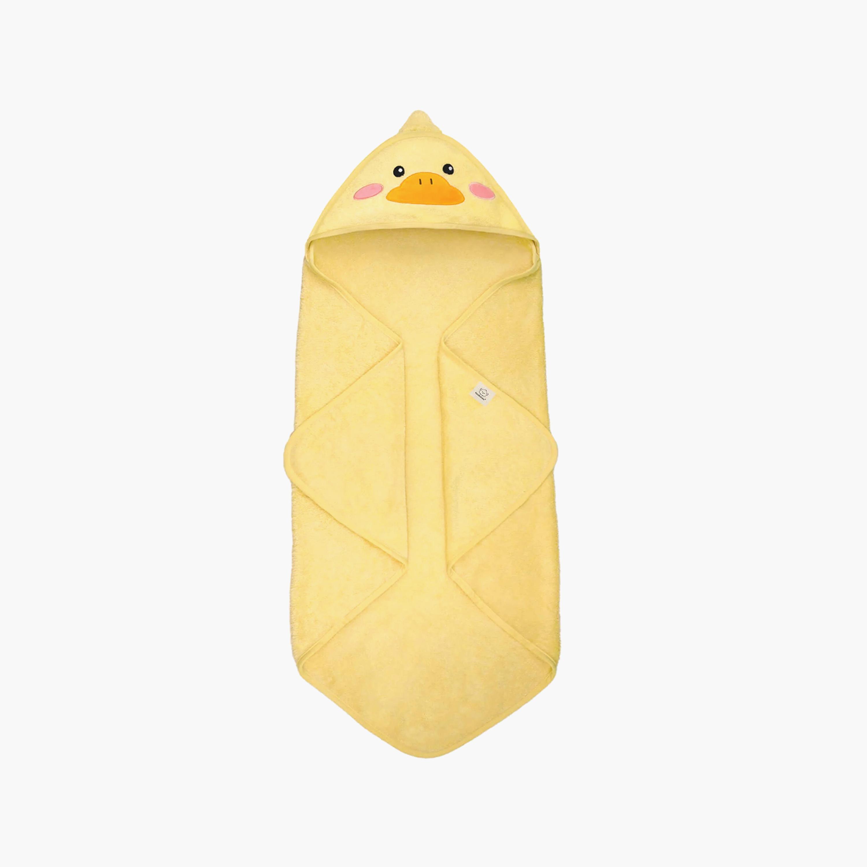 منشفة استحمام بقبعة للأطفال من كيابيبيز كادل بيبي-baby-bathandcare-towels-image-1